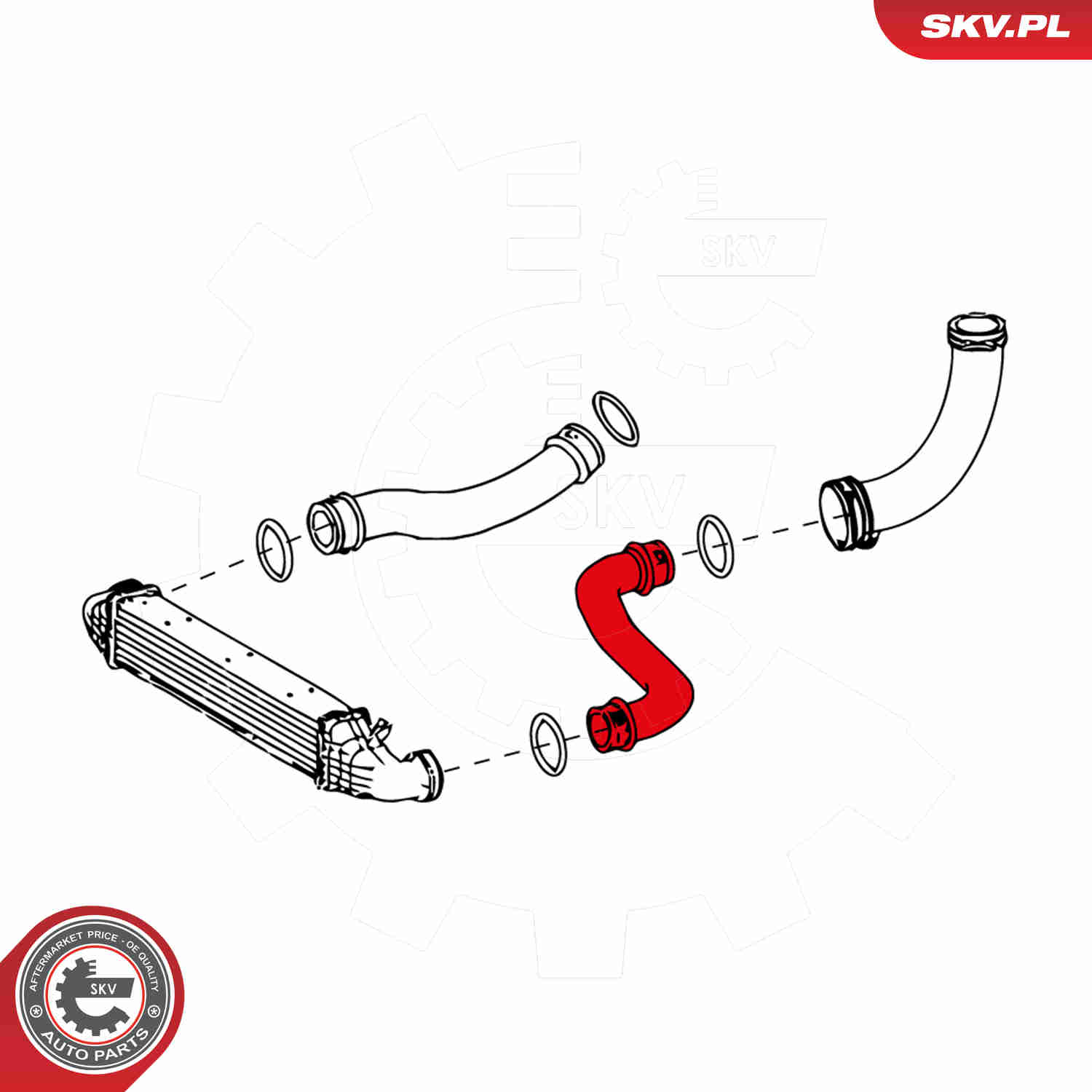 Charger Air Hose - 24SKV634 ESEN SKV