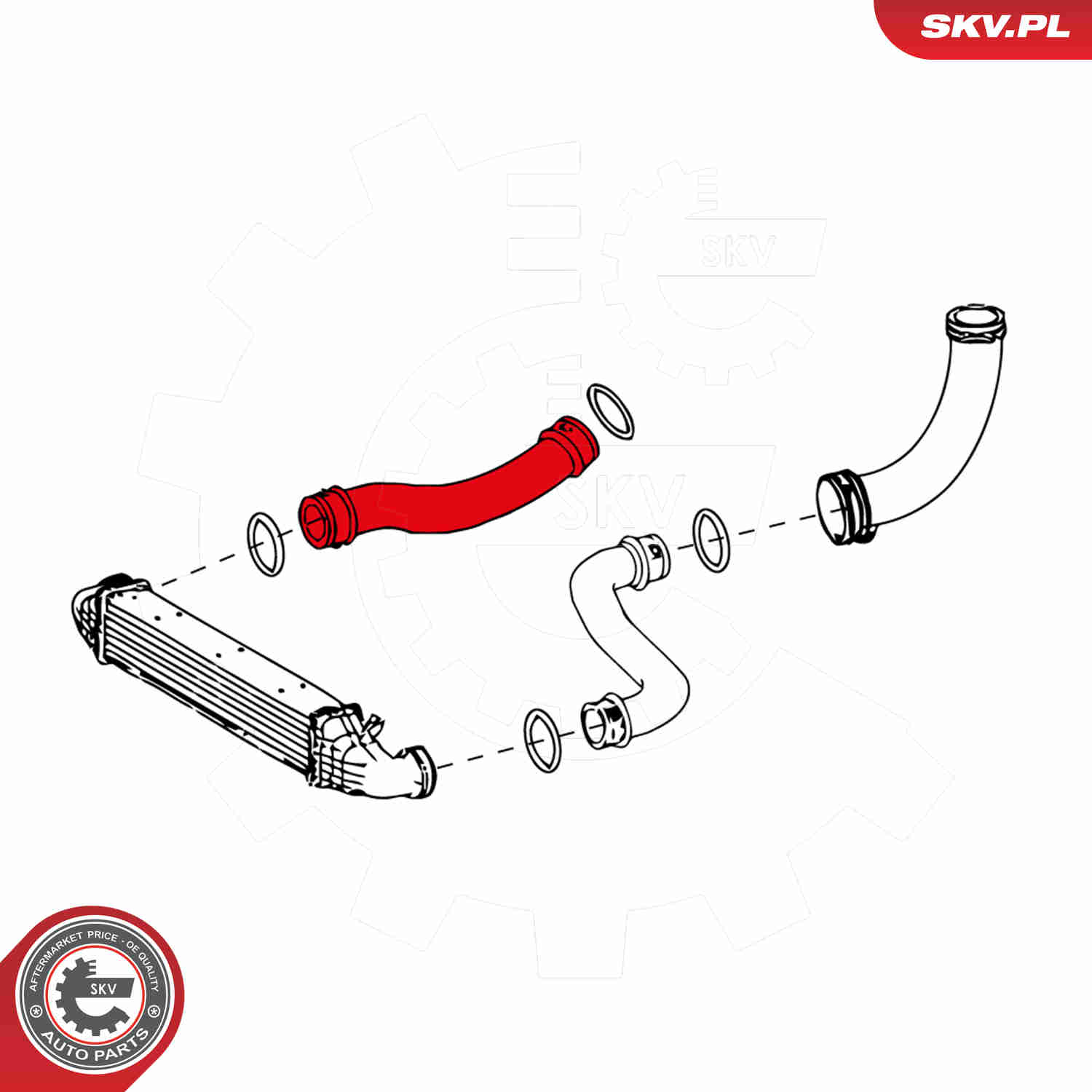 Charger Air Hose - 24SKV635 ESEN SKV