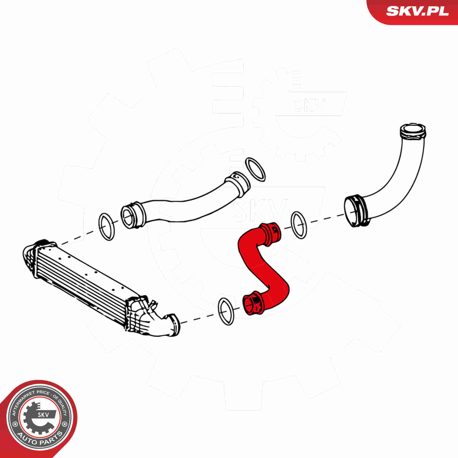 Charger Air Hose - 24SKV636 ESEN SKV