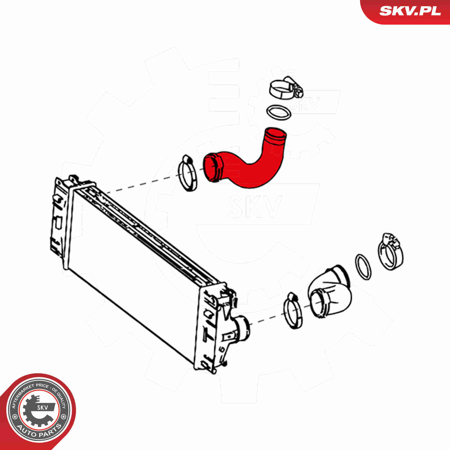 Charger Air Hose - 24SKV655 ESEN SKV