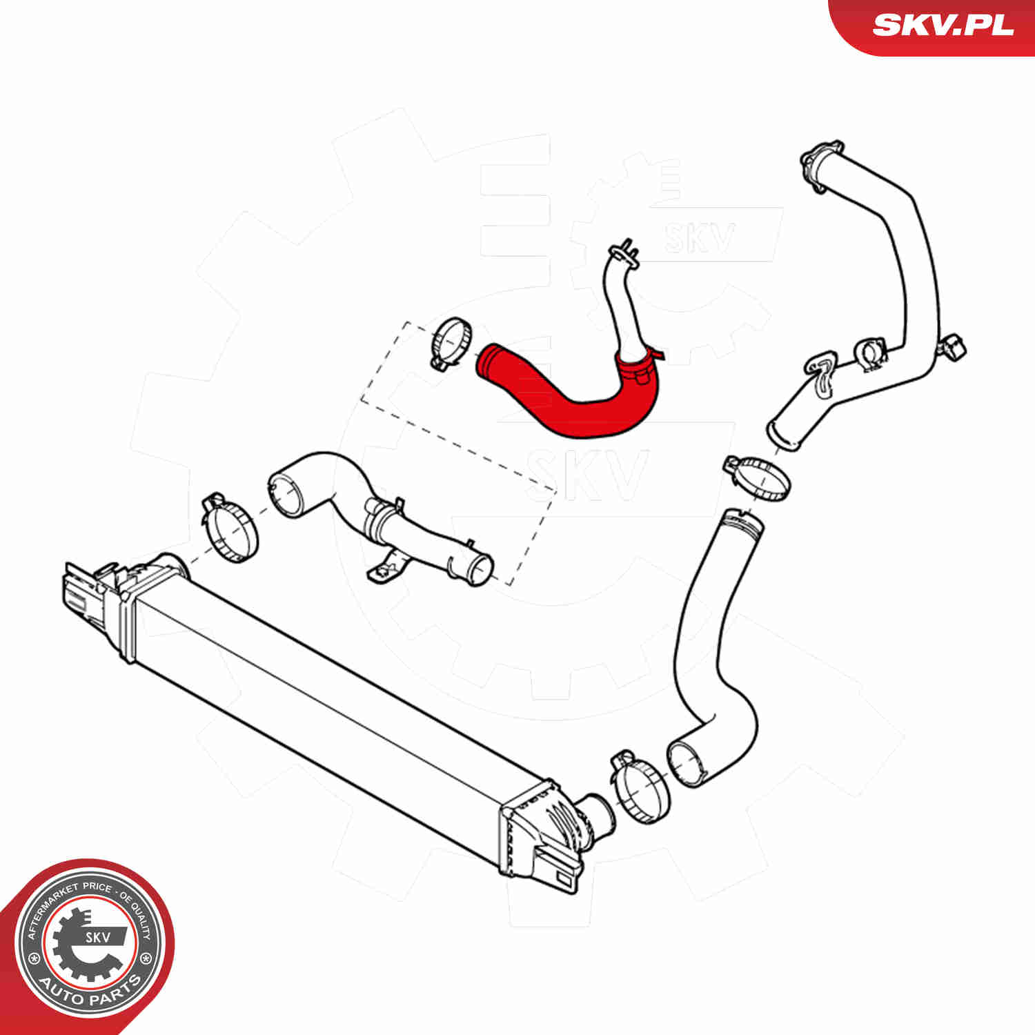 Charger Air Hose - 24SKV660 ESEN SKV