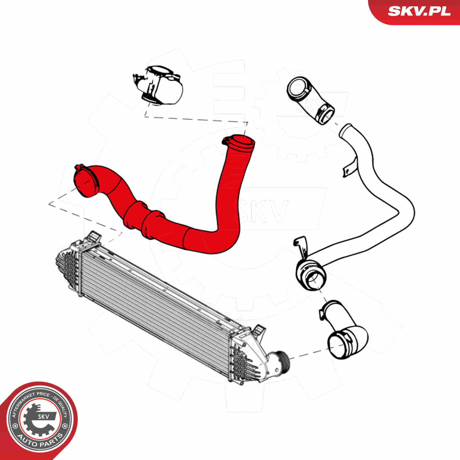 Charger Air Hose - 24SKV669 ESEN SKV