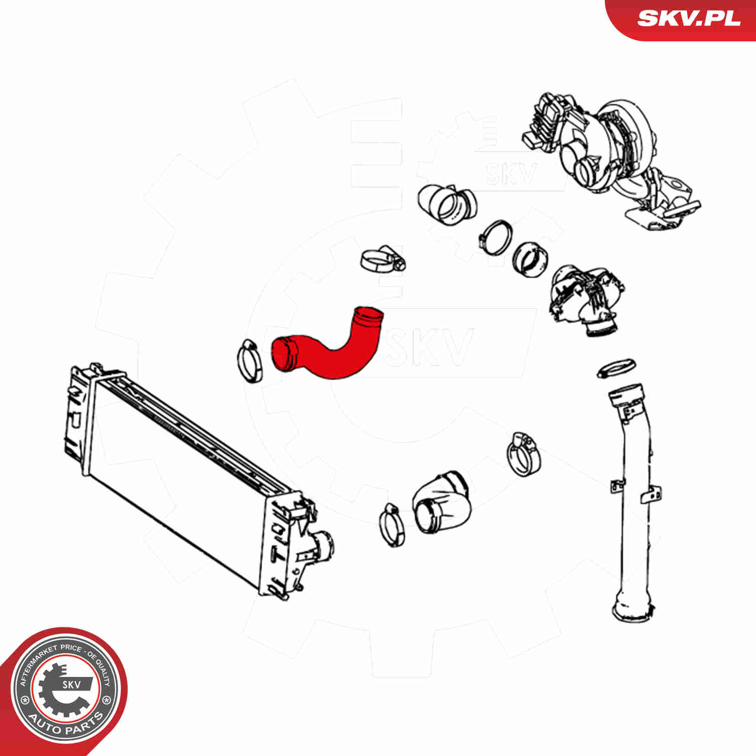 Flessibile aria alimentazione - 24SKV672 ESEN SKV