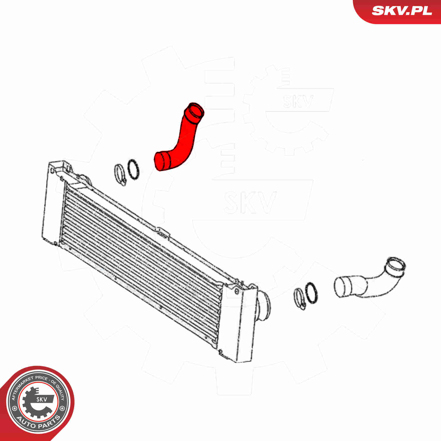 Charger Air Hose - 24SKV745 ESEN SKV