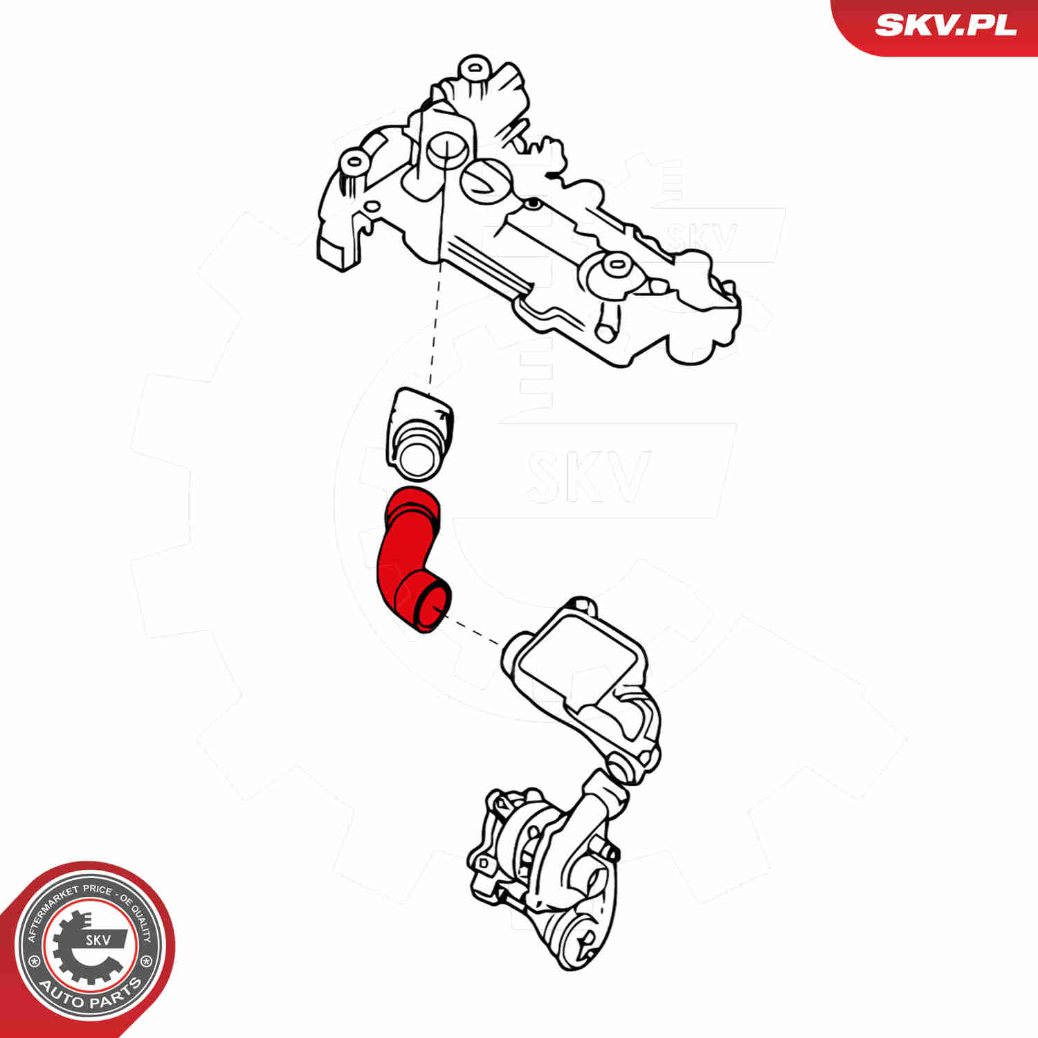 Charger Air Hose - 24SKV756 ESEN SKV