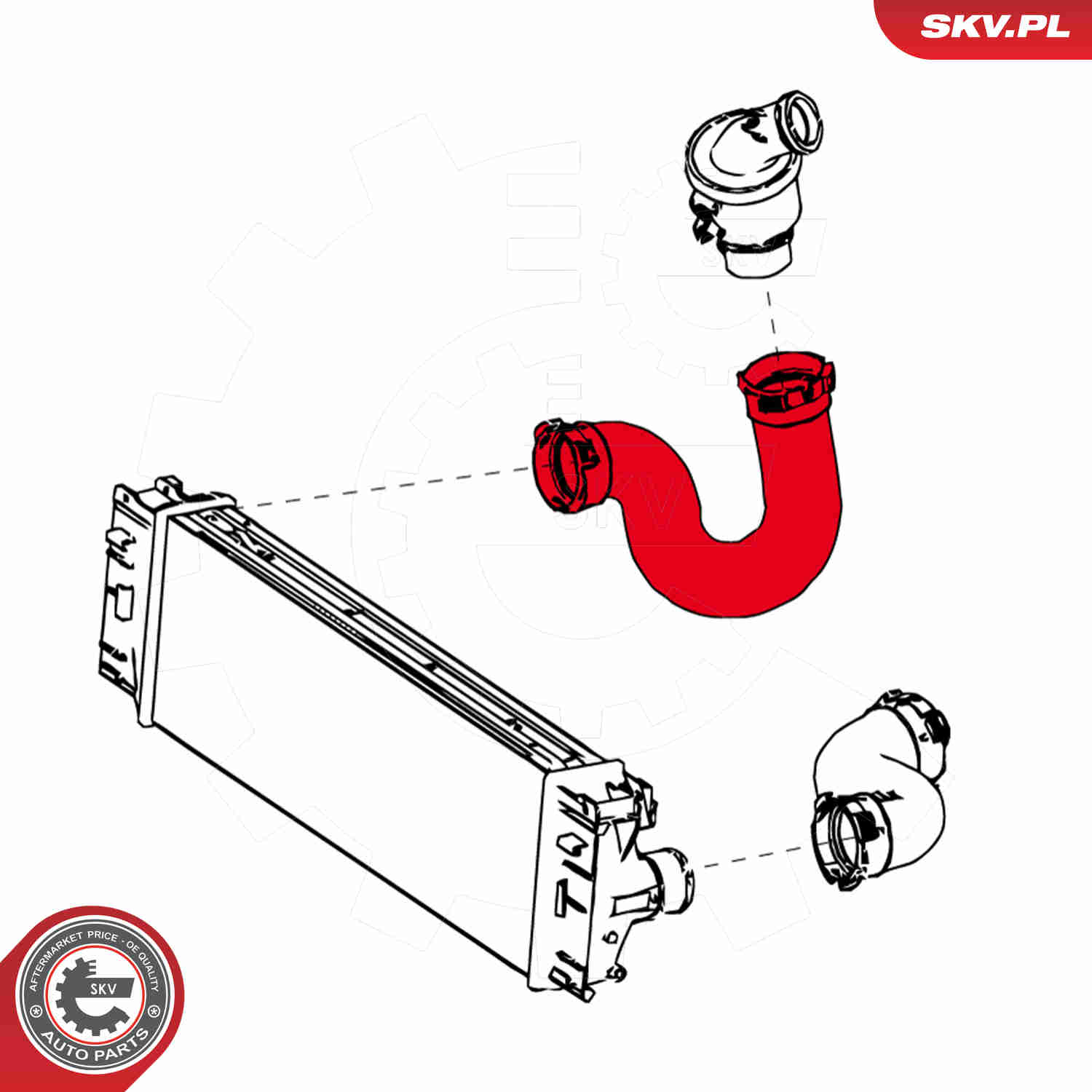 Charger Air Hose - 24SKV765 ESEN SKV