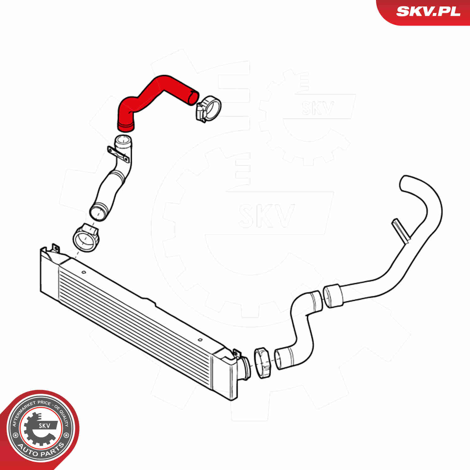 Charger Air Hose - 24SKV775 ESEN SKV