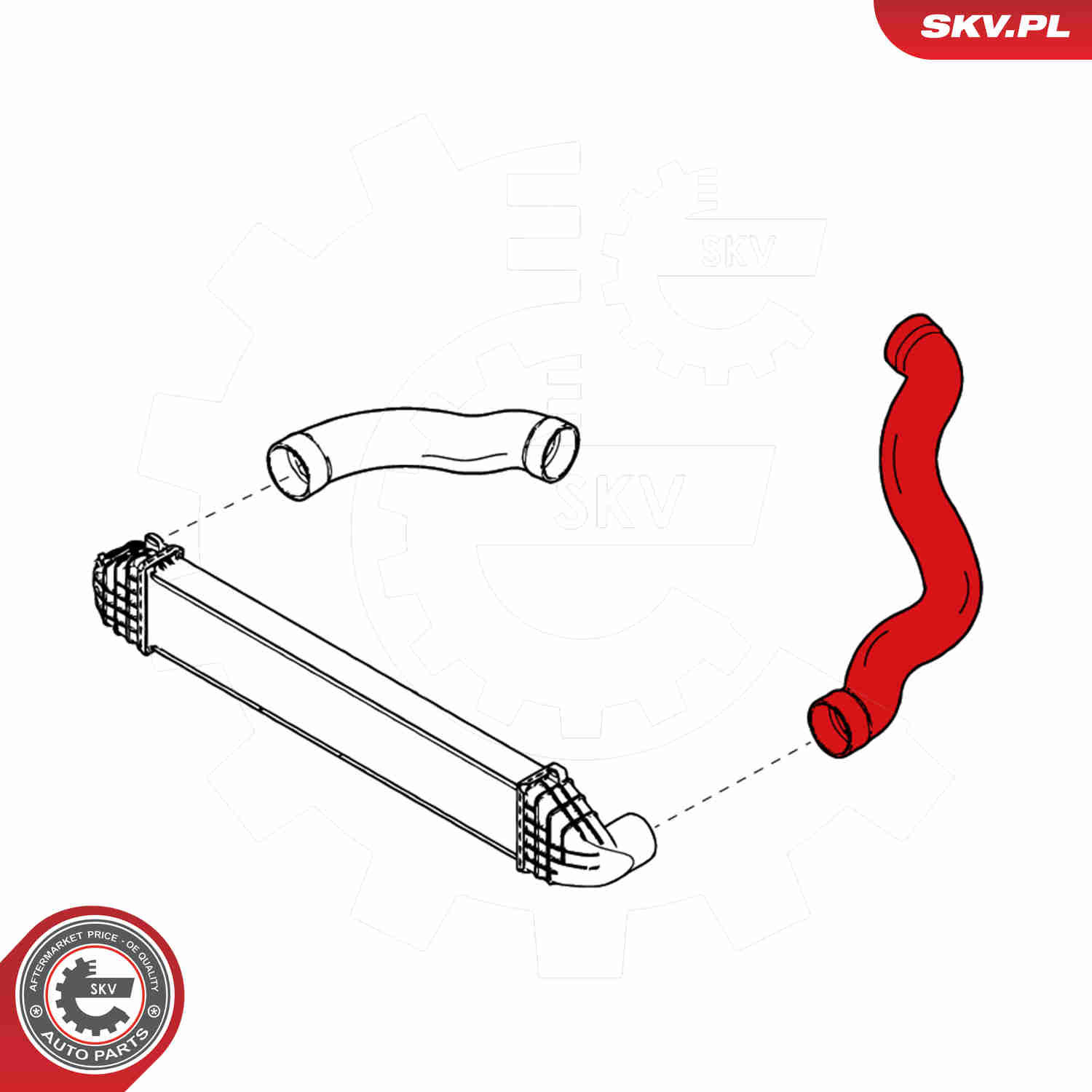 Charger Air Hose - 24SKV776 ESEN SKV
