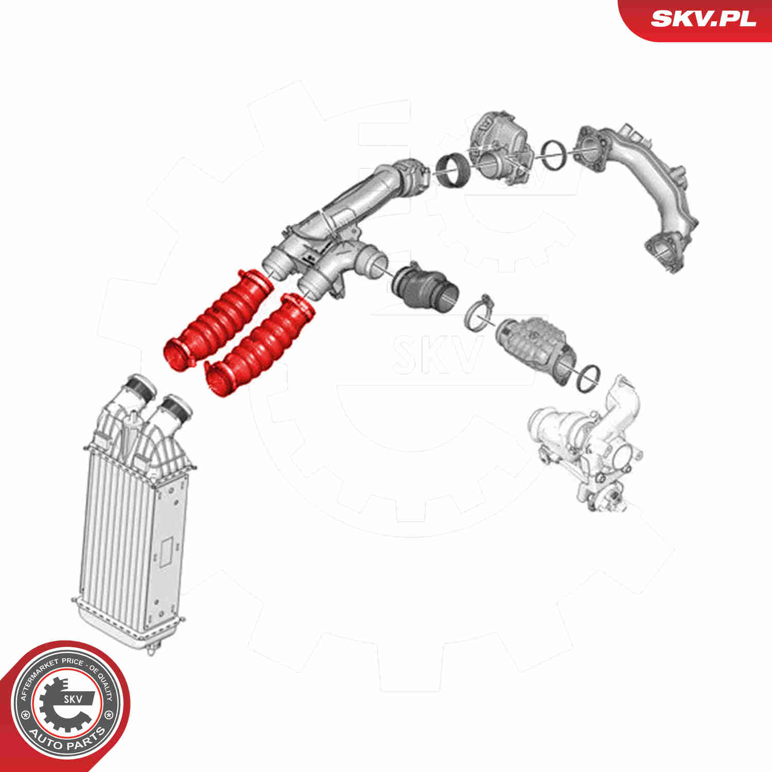 Charger Air Hose - 24SKV779 ESEN SKV