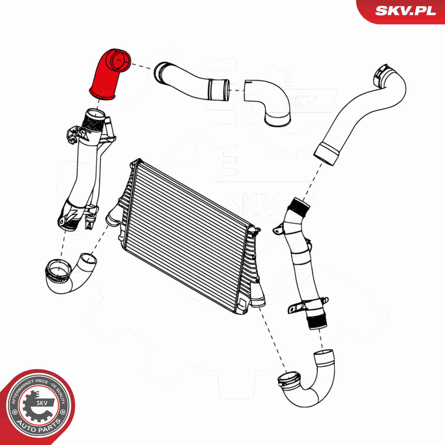 Charger Air Hose - 24SKV792 ESEN SKV