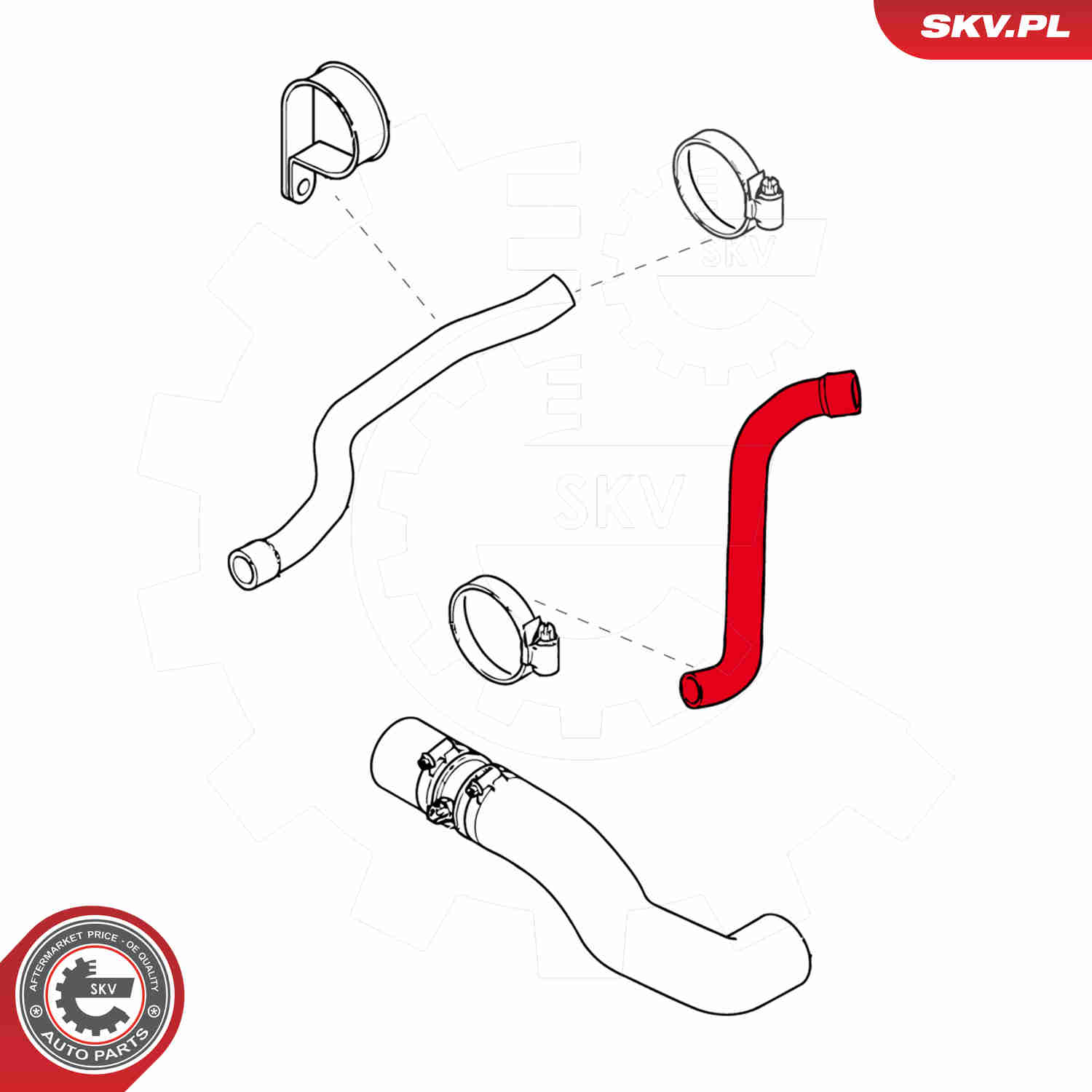 Charger Air Hose - 24SKV794 ESEN SKV