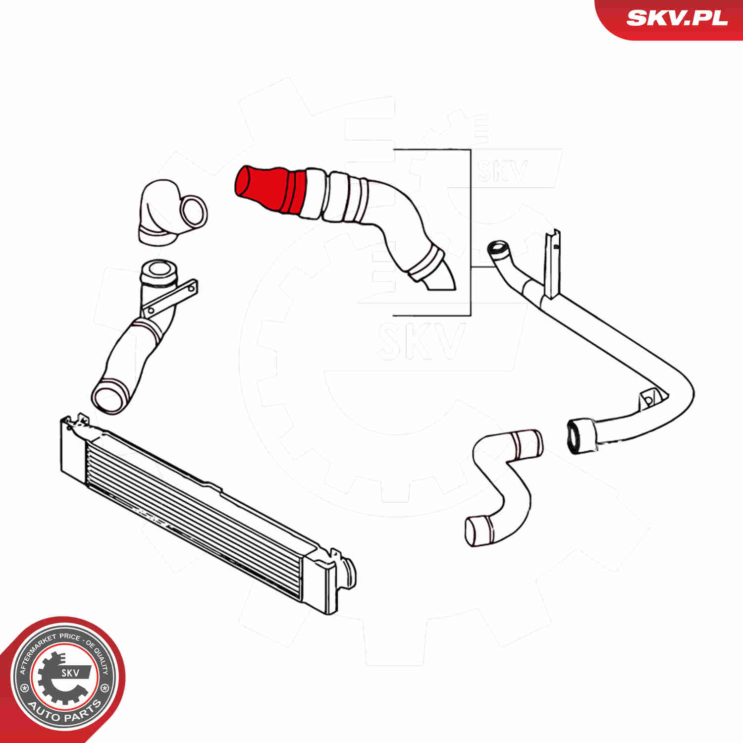 Charger Air Hose - 24SKV820 ESEN SKV