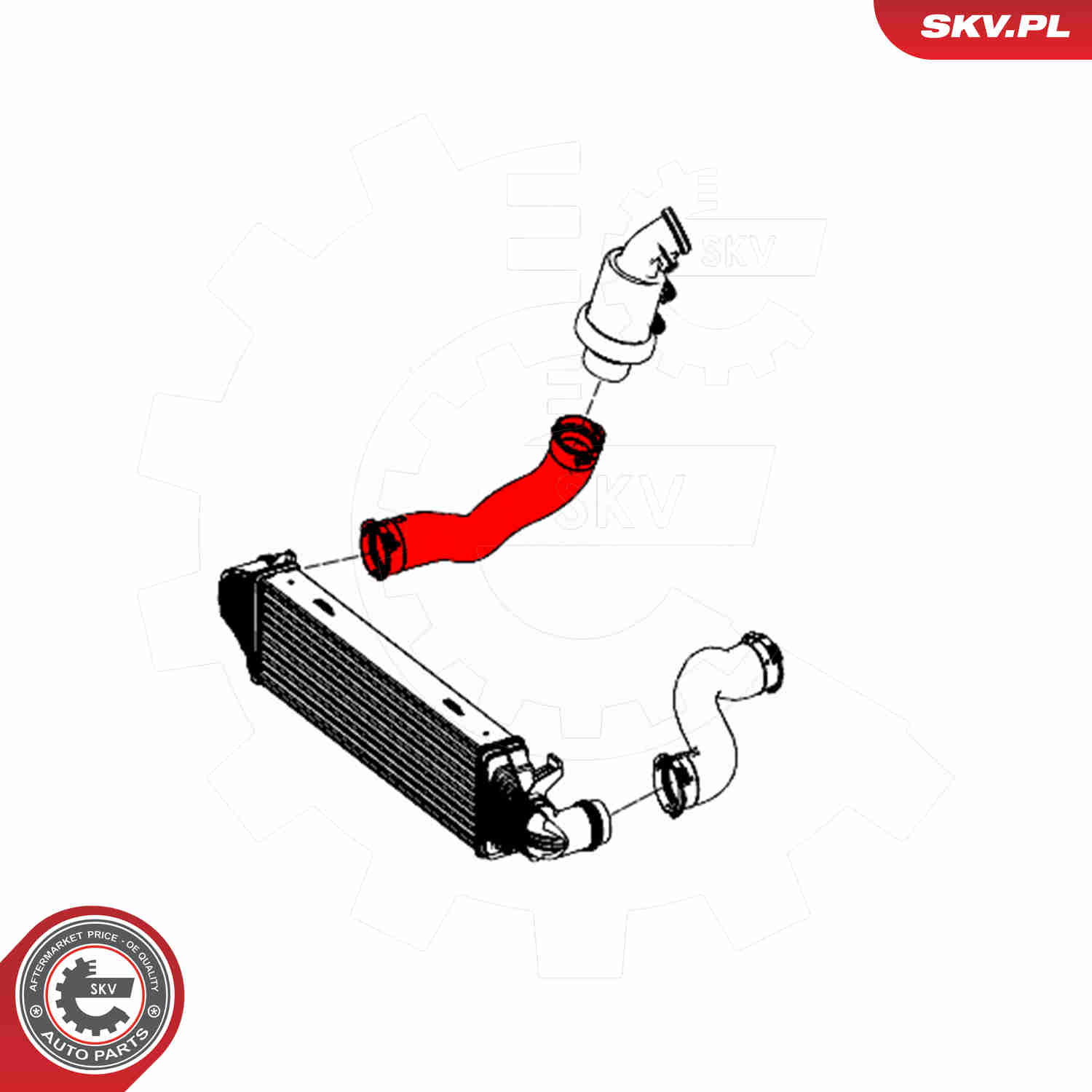 Charger Air Hose - 24SKV835 ESEN SKV