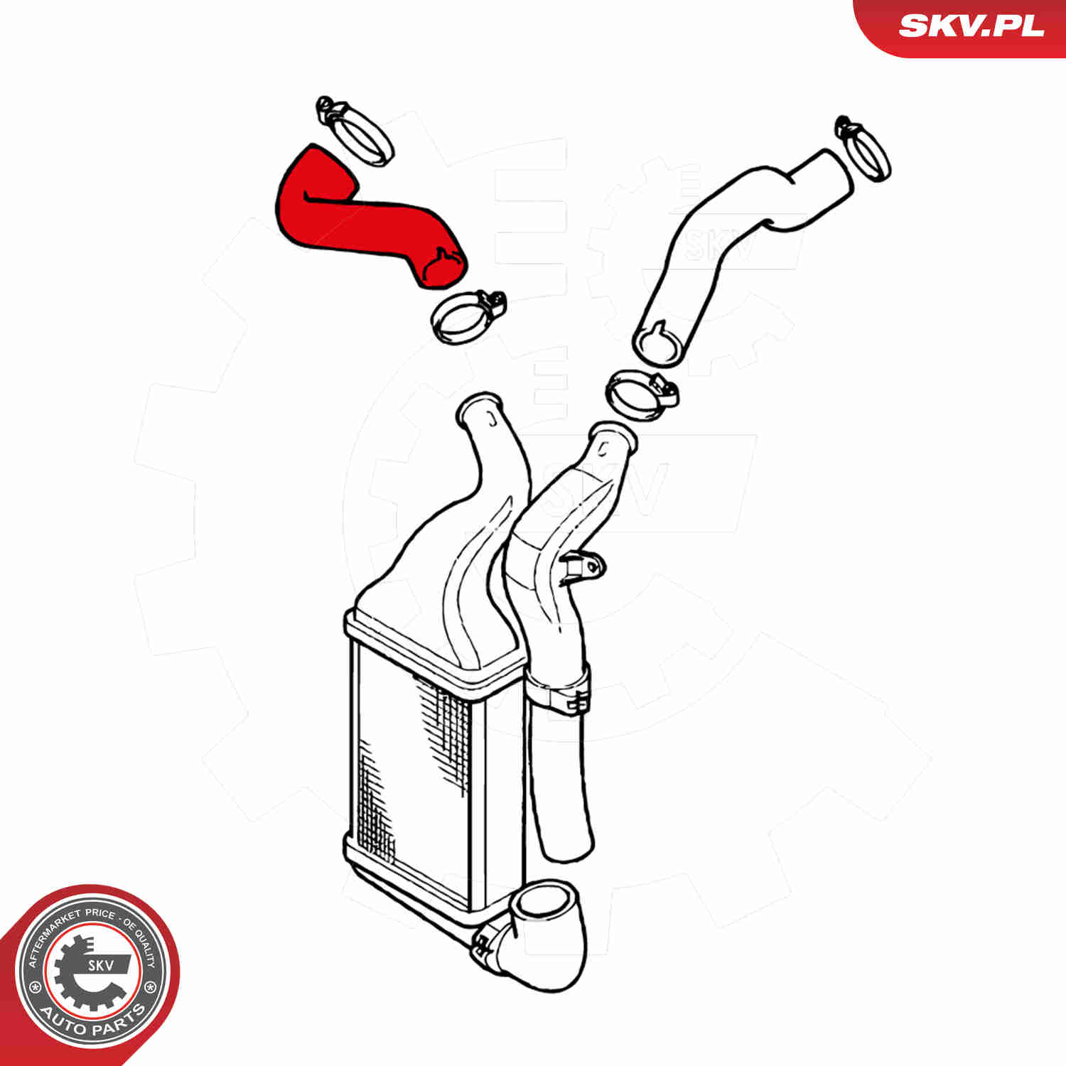 Charger Air Hose - 24SKV842 ESEN SKV