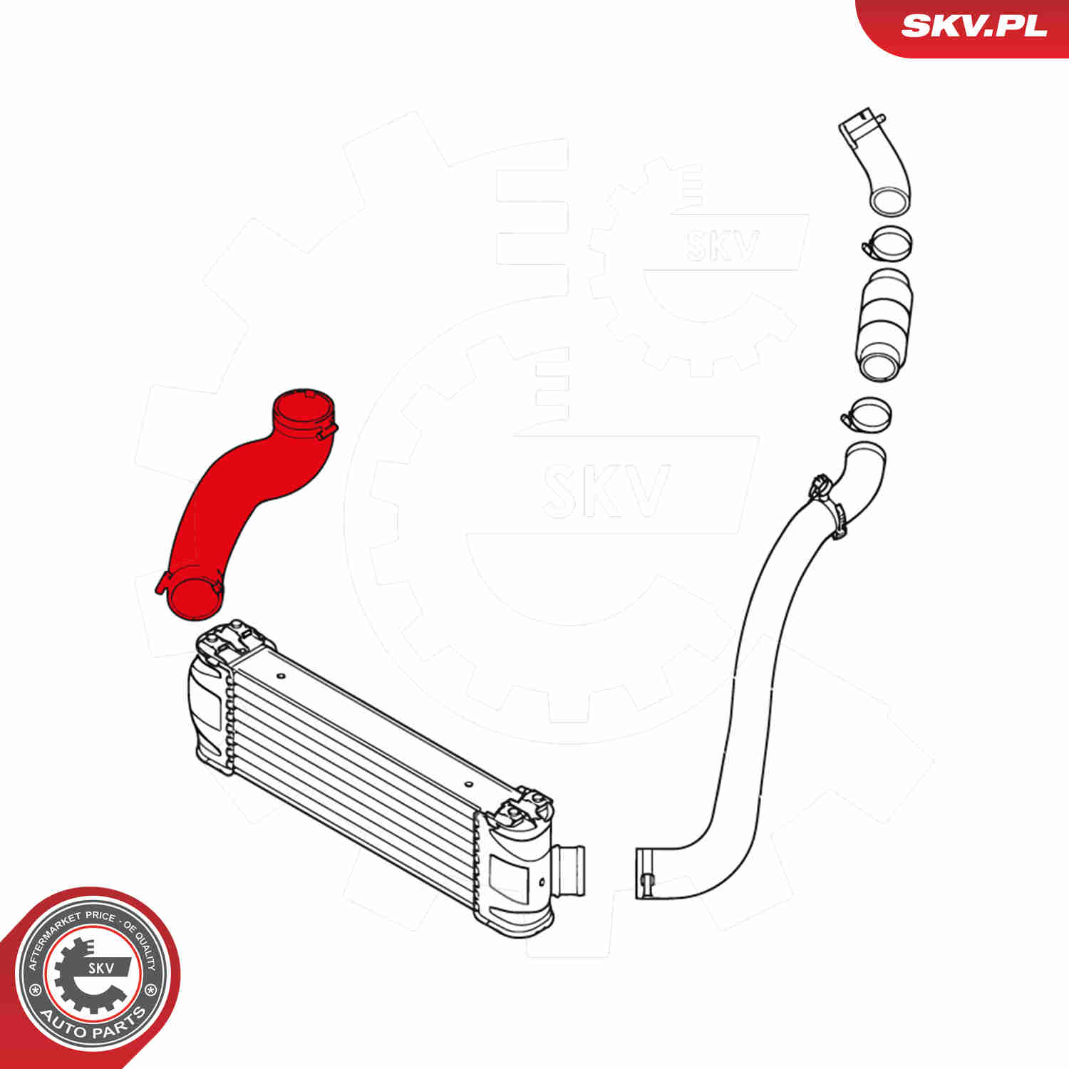 Charger Air Hose - 24SKV850 ESEN SKV