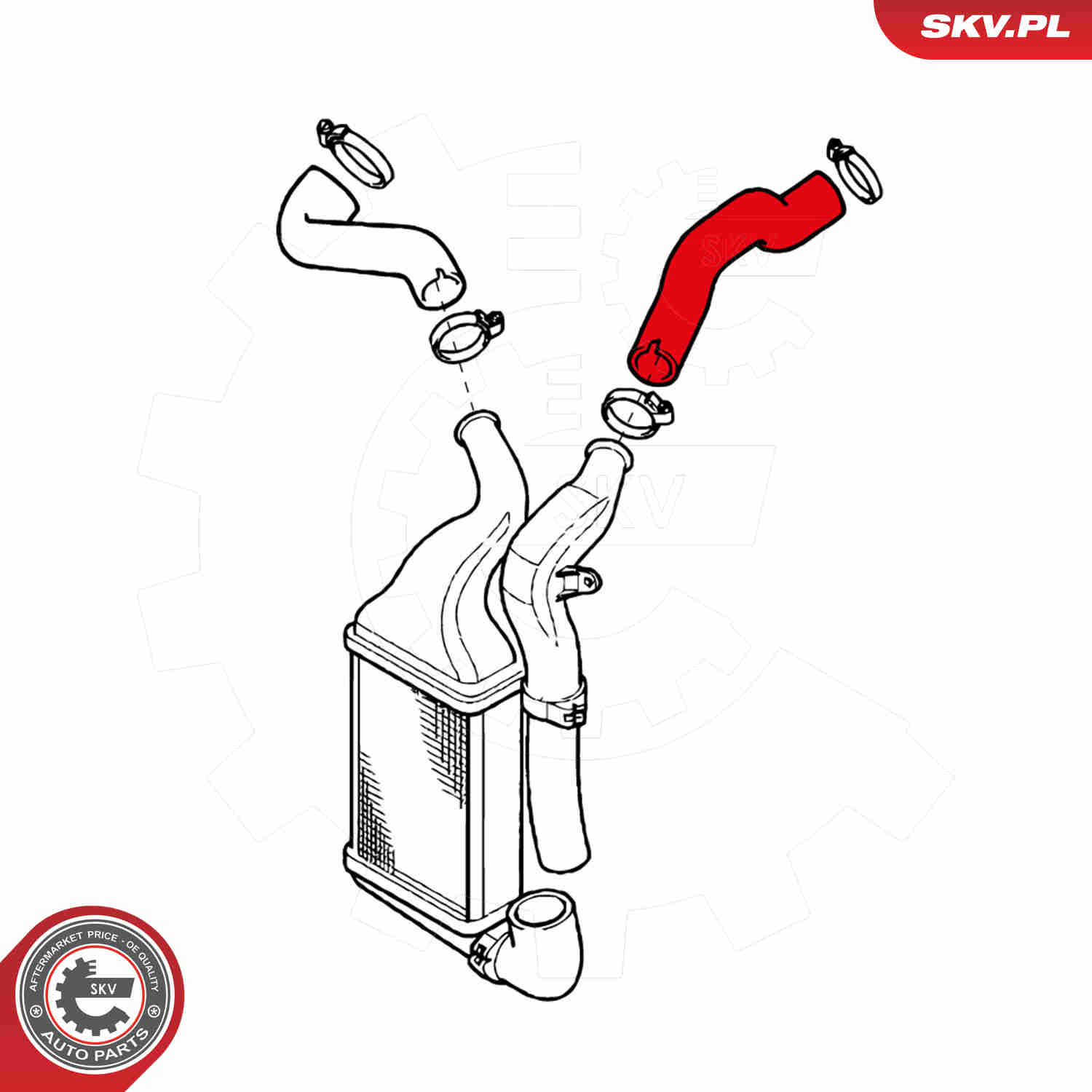 Charger Air Hose - 24SKV867 ESEN SKV