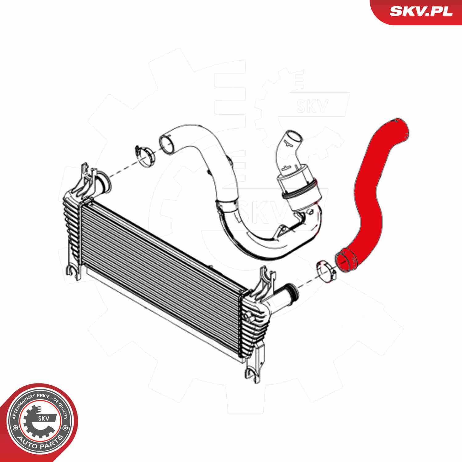Charger Air Hose - 24SKV873 ESEN SKV
