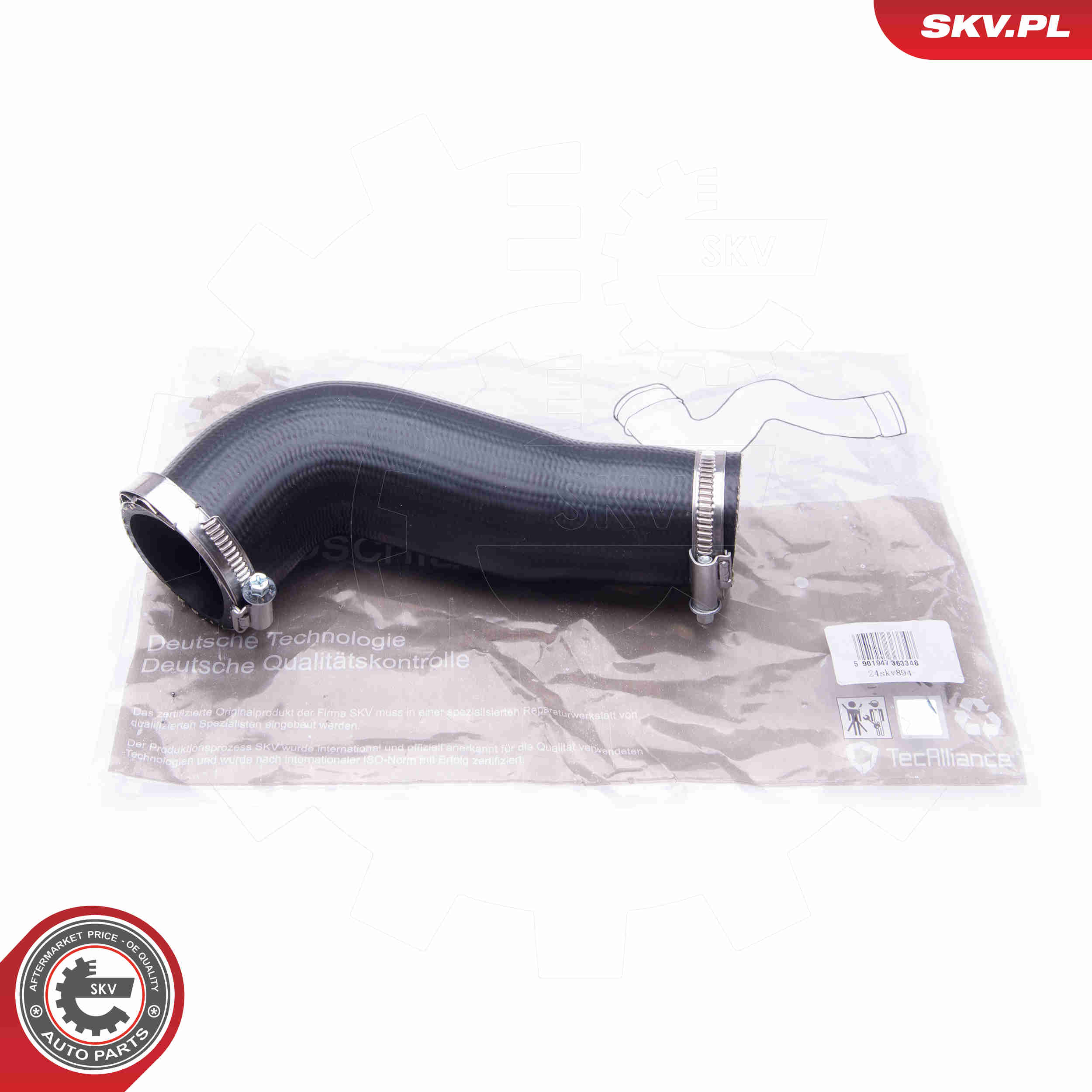 Charger Air Hose - 24SKV894 ESEN SKV