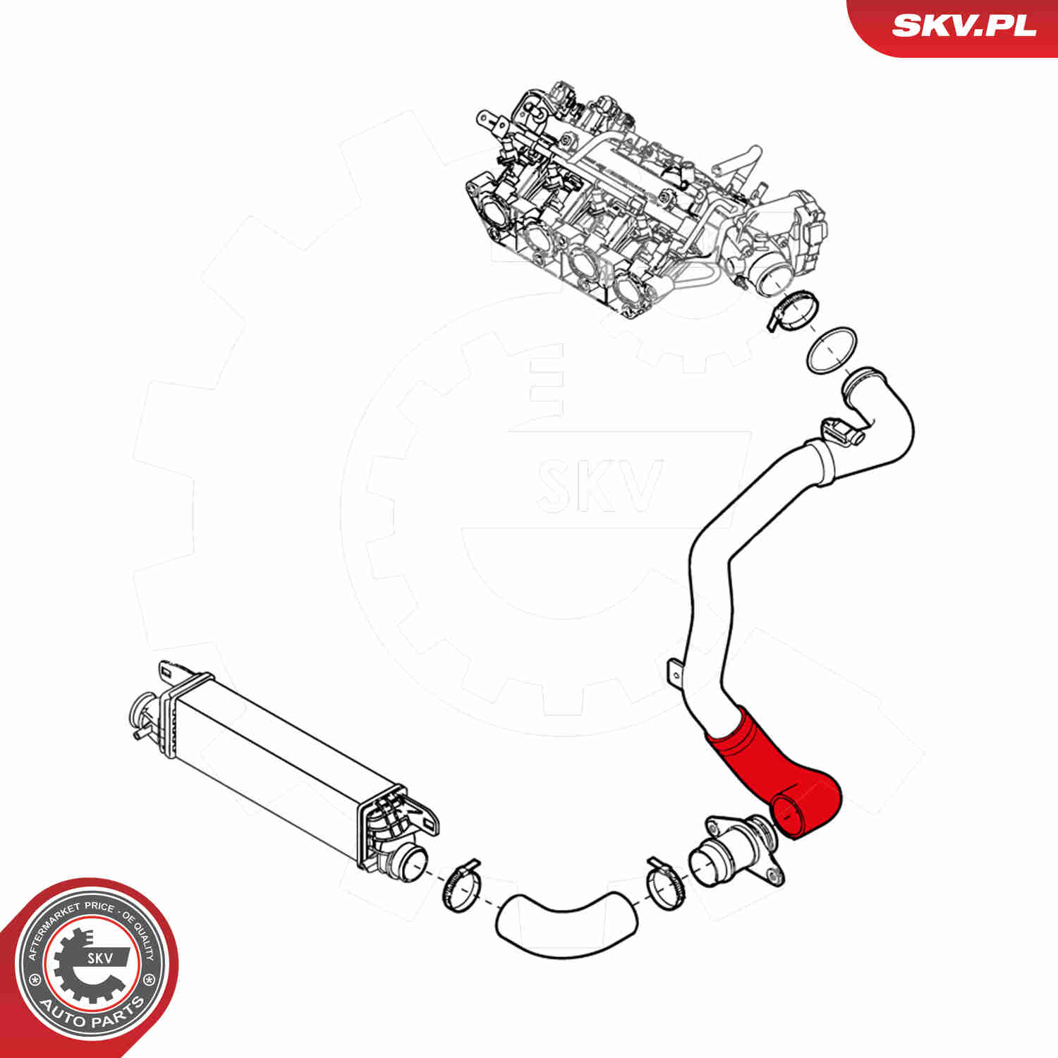 Charger Air Hose - 24SKV901 ESEN SKV