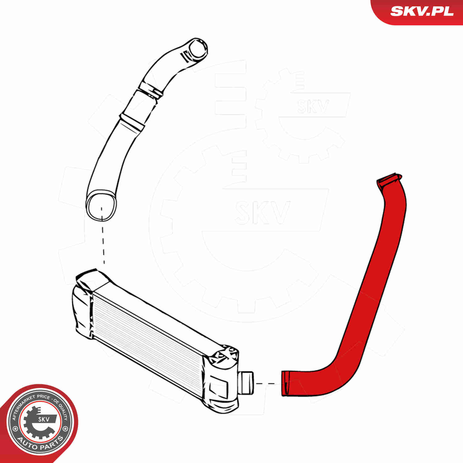 Charger Air Hose - 24SKV905 ESEN SKV