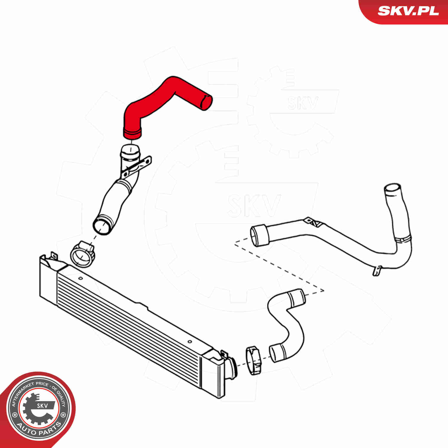 Charger Air Hose - 24SKV906 ESEN SKV