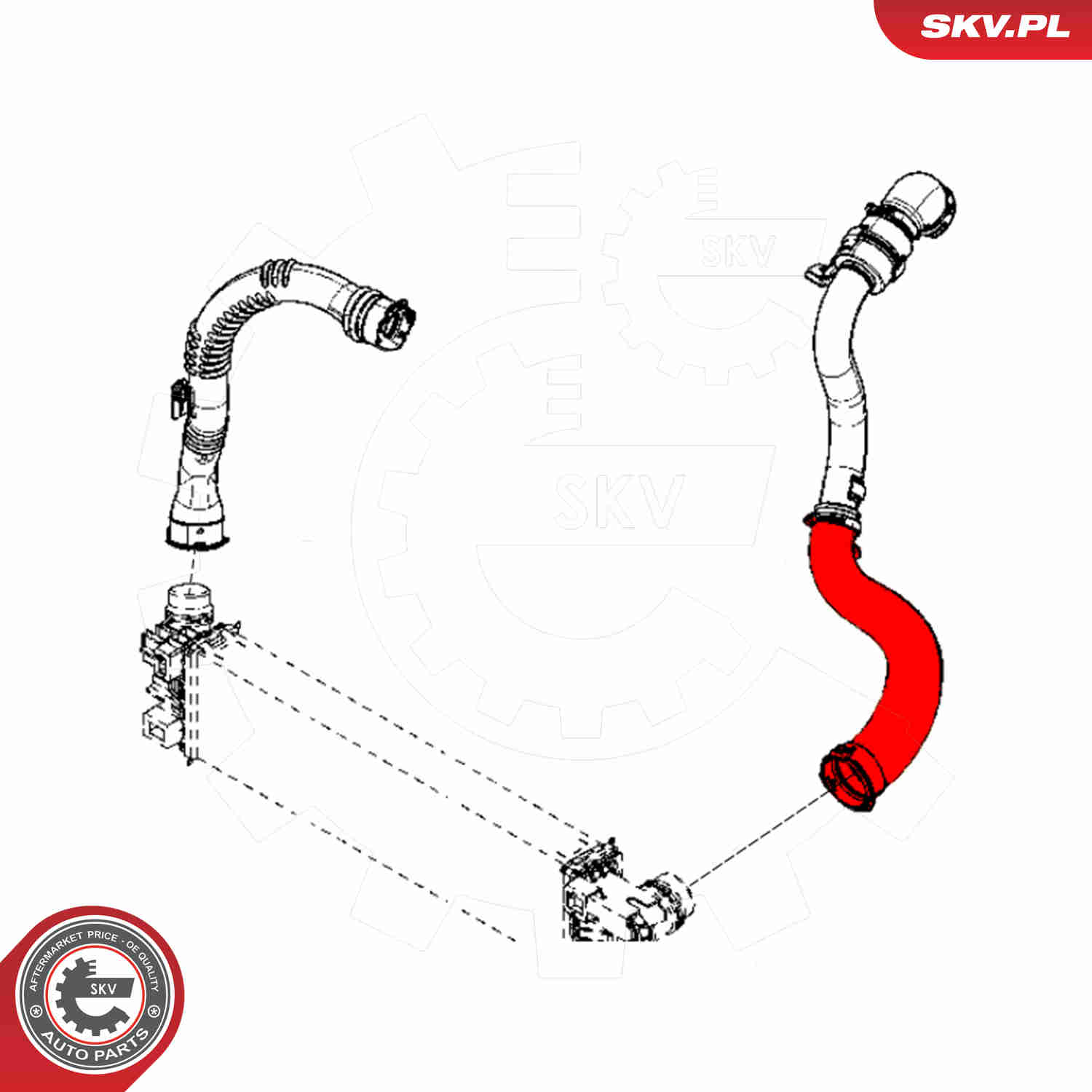 Charger Air Hose - 24SKV927 ESEN SKV
