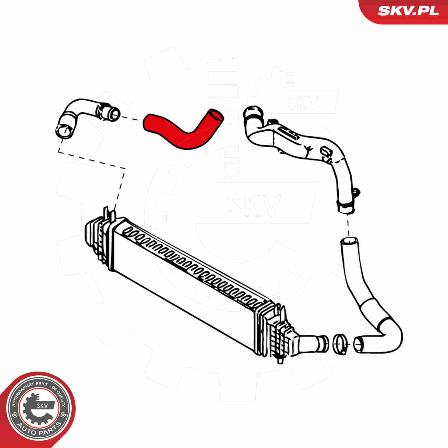 Charger Air Hose - 24SKV951 ESEN SKV