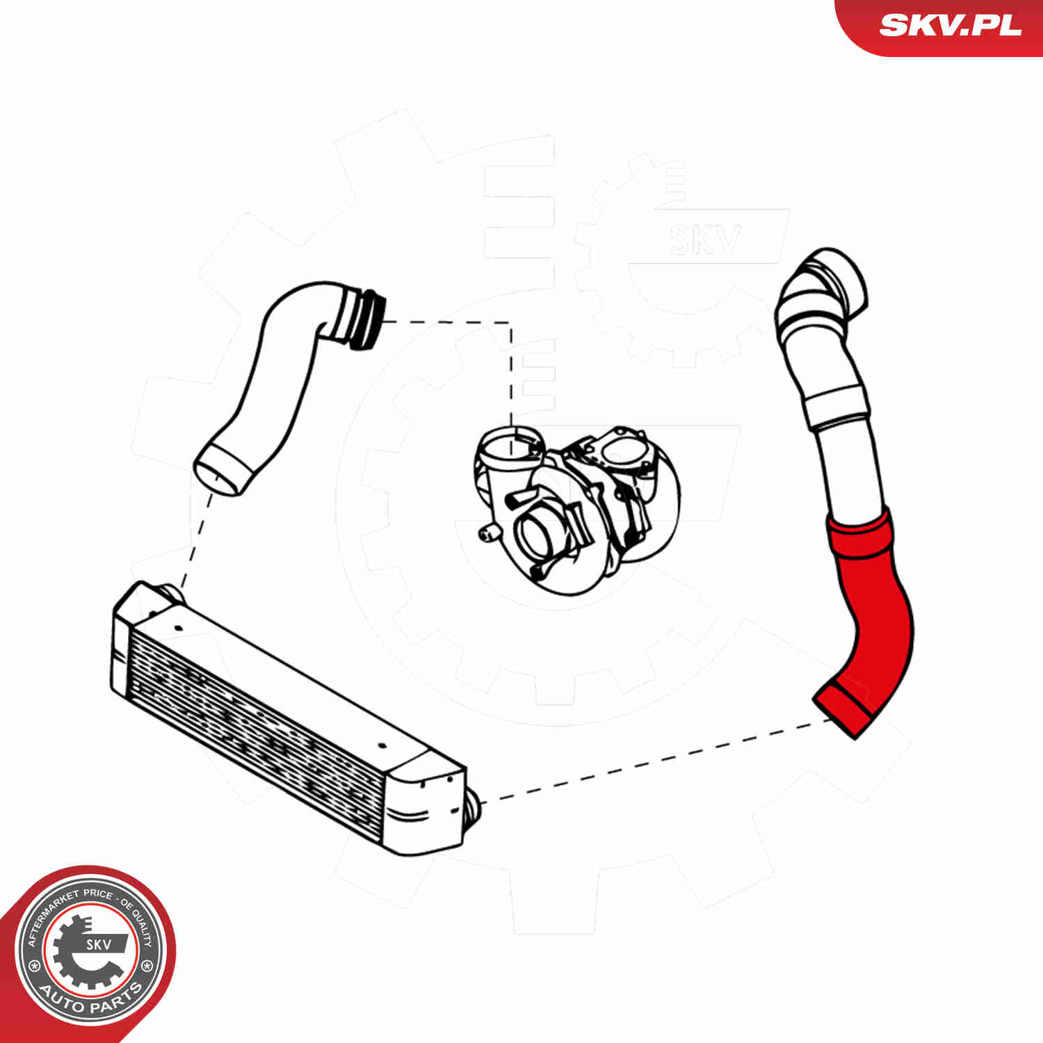 Charger Air Hose - 24SKV952 ESEN SKV