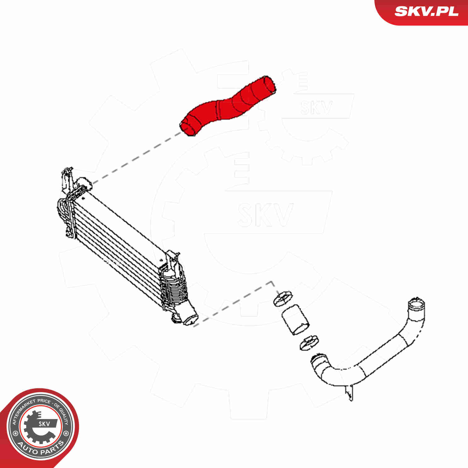Charger Air Hose - 24SKV958 ESEN SKV