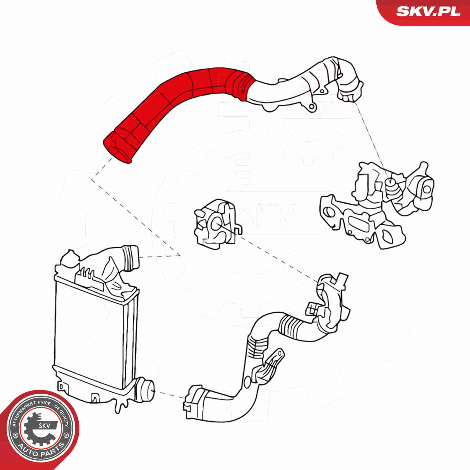 Charger Air Hose - 24SKV959 ESEN SKV