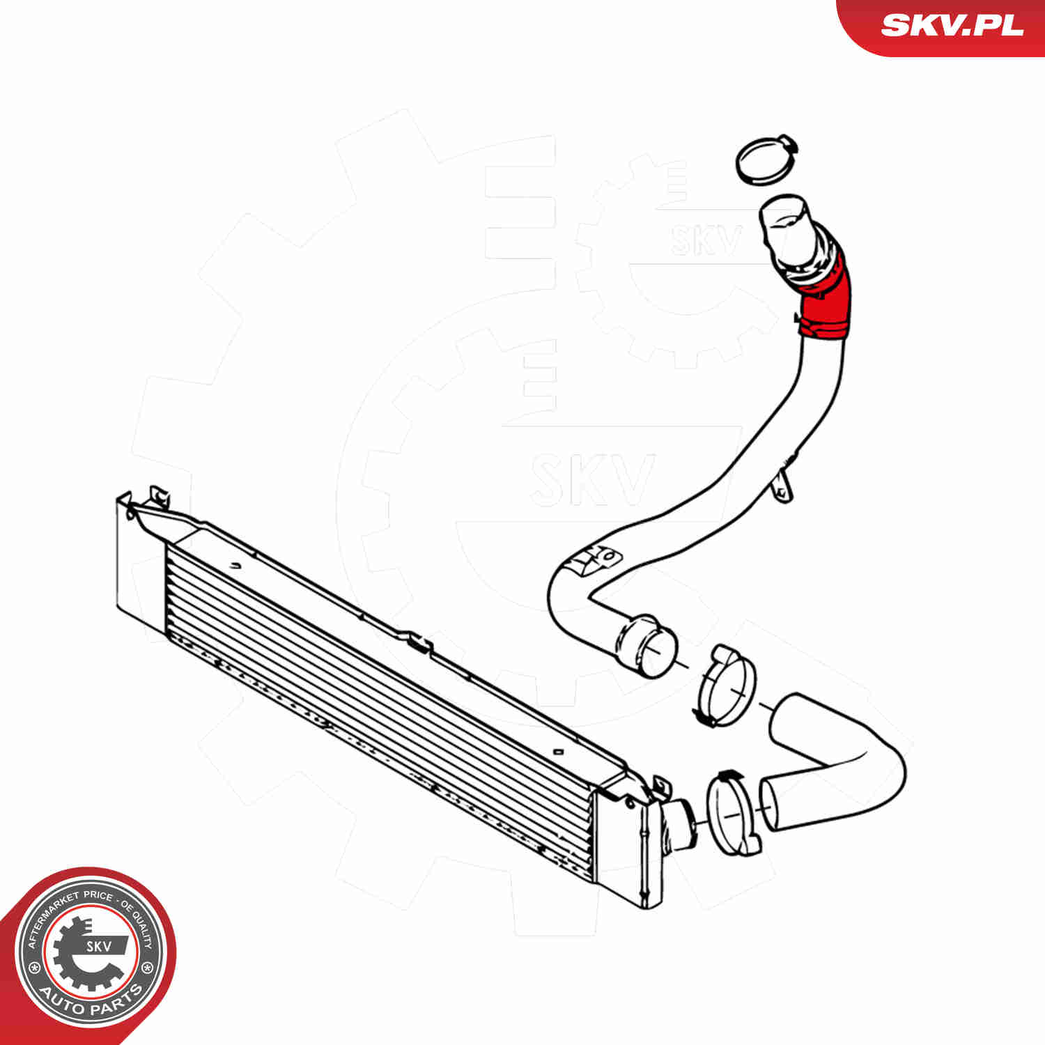 Charger Air Hose - 24SKV976 ESEN SKV