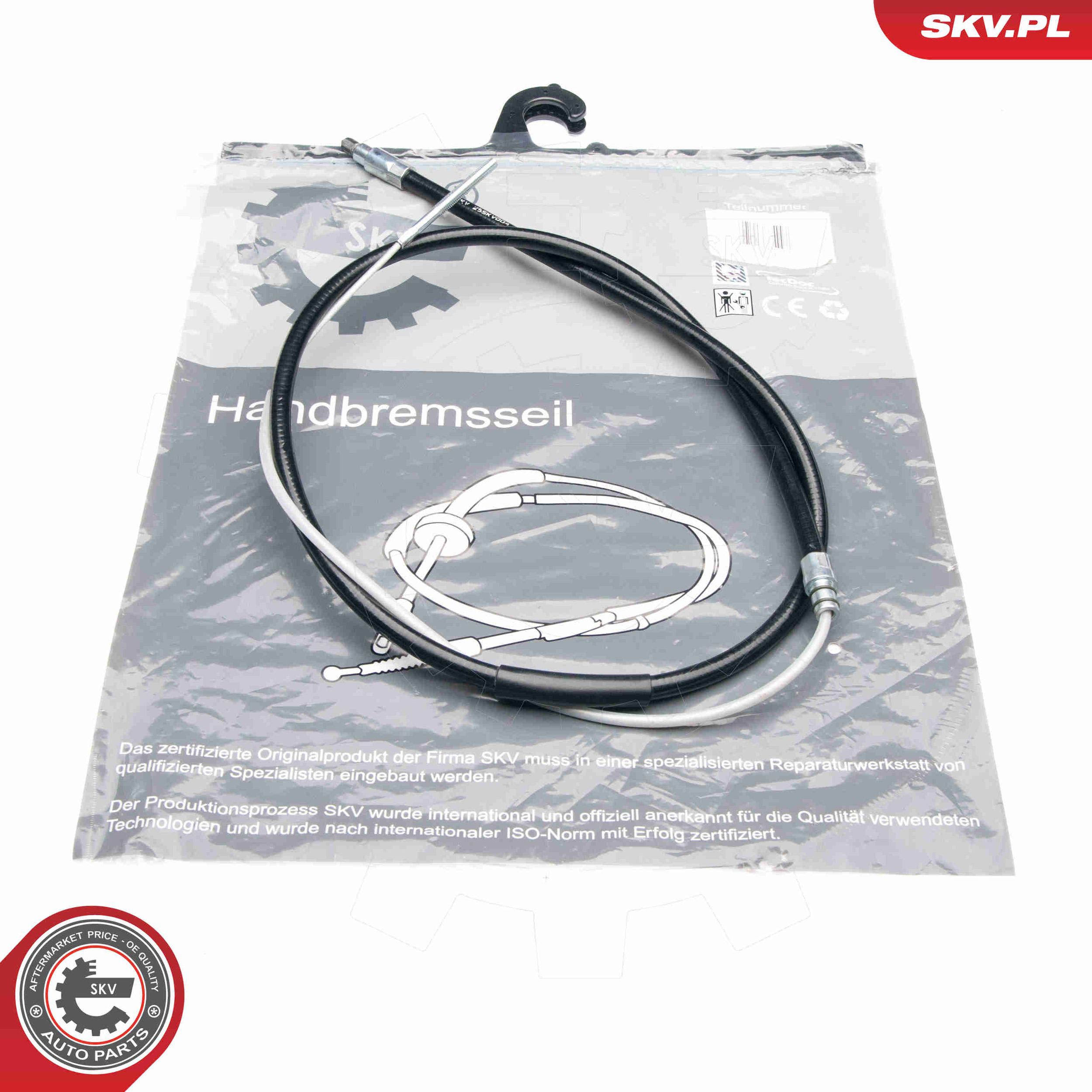 Cable, parking brake - 25SKV004 ESEN SKV