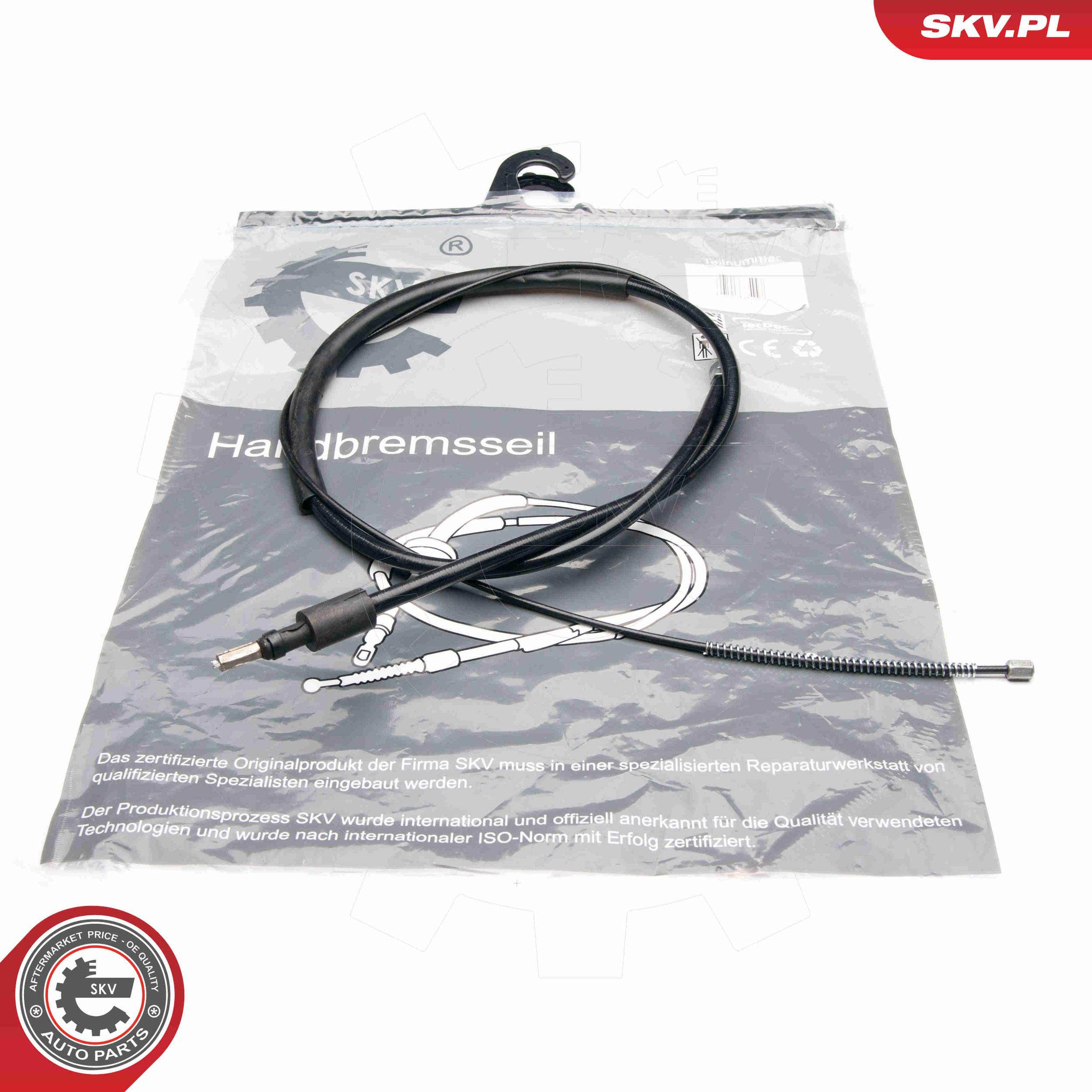 Cavo comando, Freno stazionamento - 25SKV076 ESEN SKV