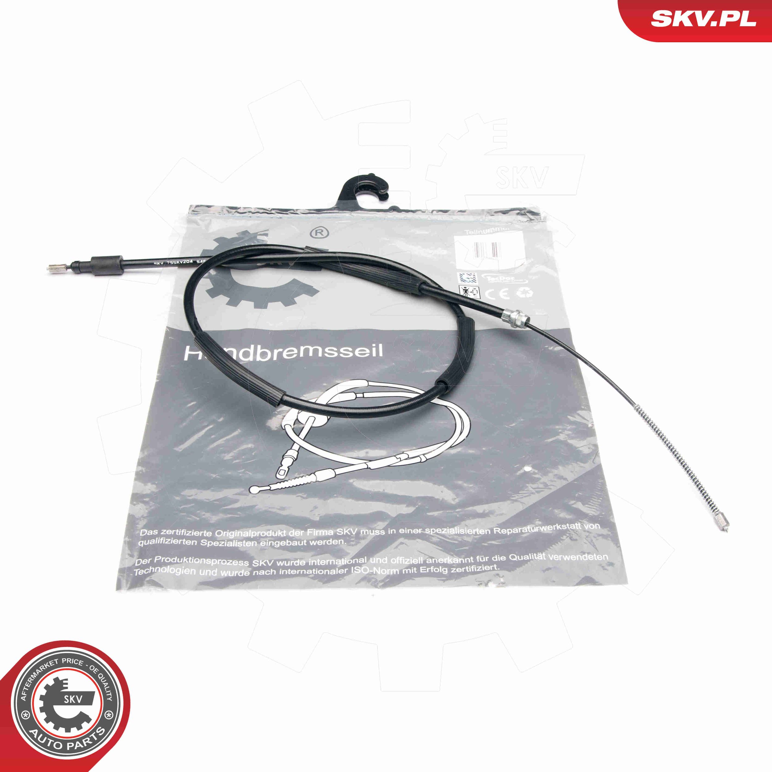 Cable, parking brake - 25SKV204 ESEN SKV