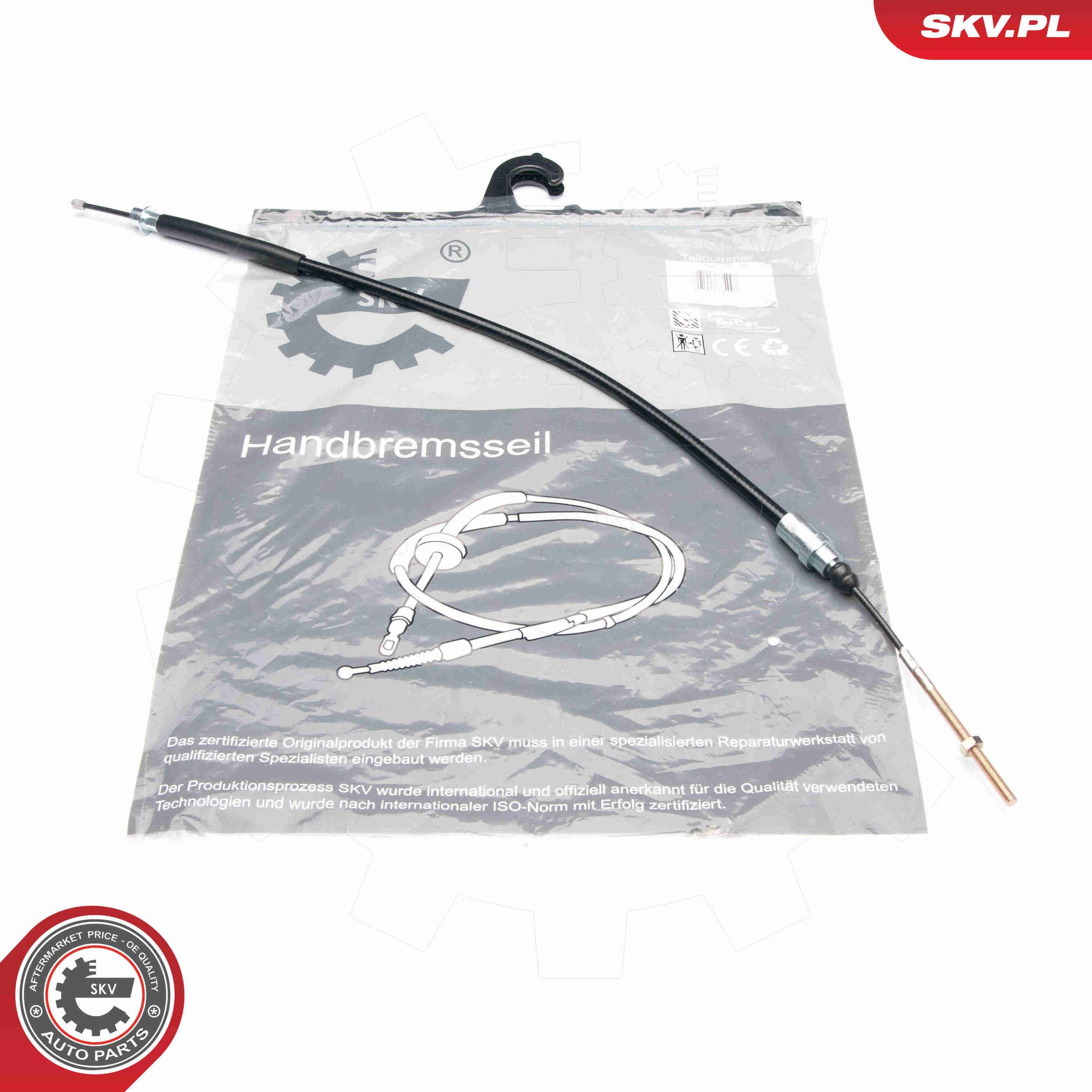 Cable, parking brake - 25SKV283 ESEN SKV