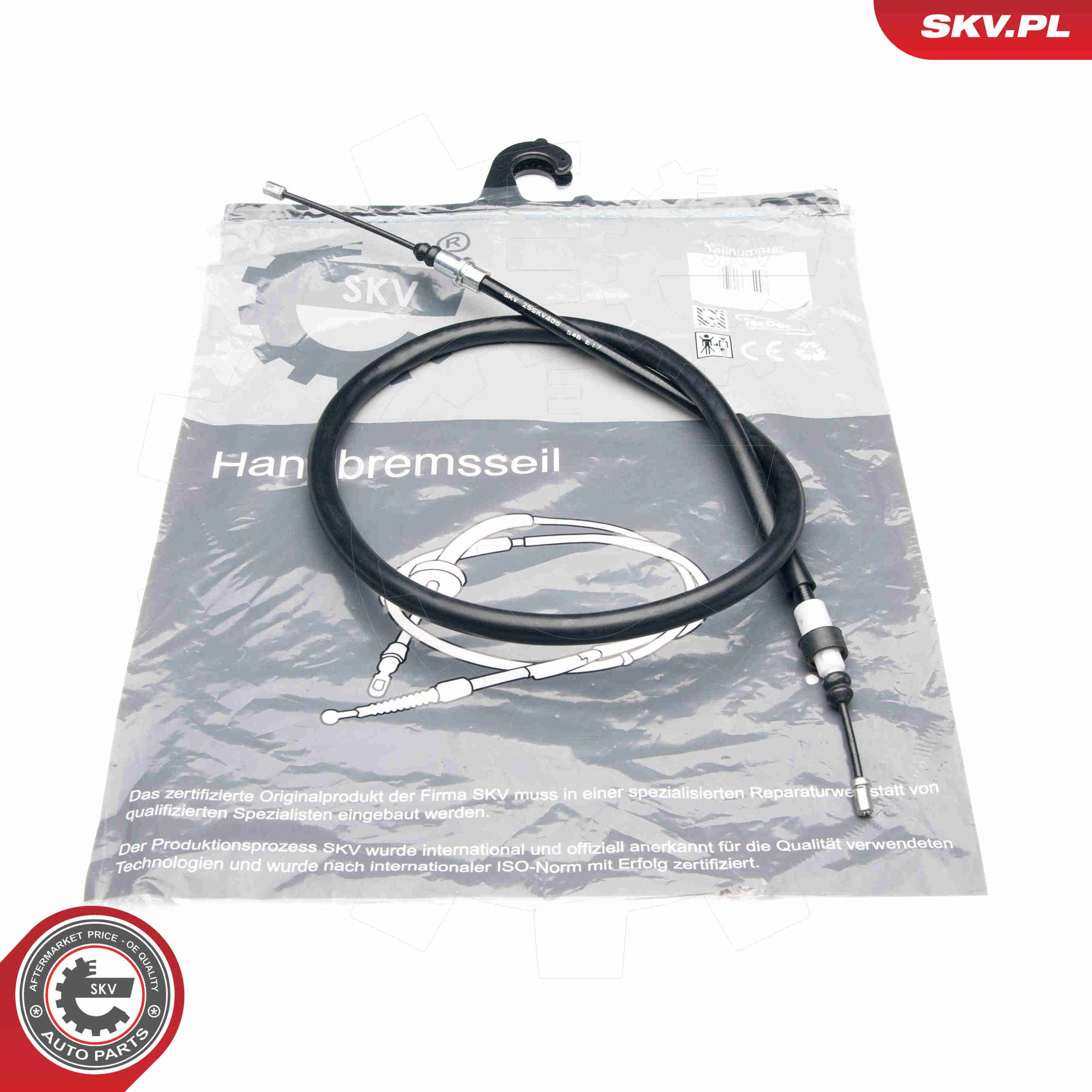 Cable, parking brake - 25SKV406 ESEN SKV