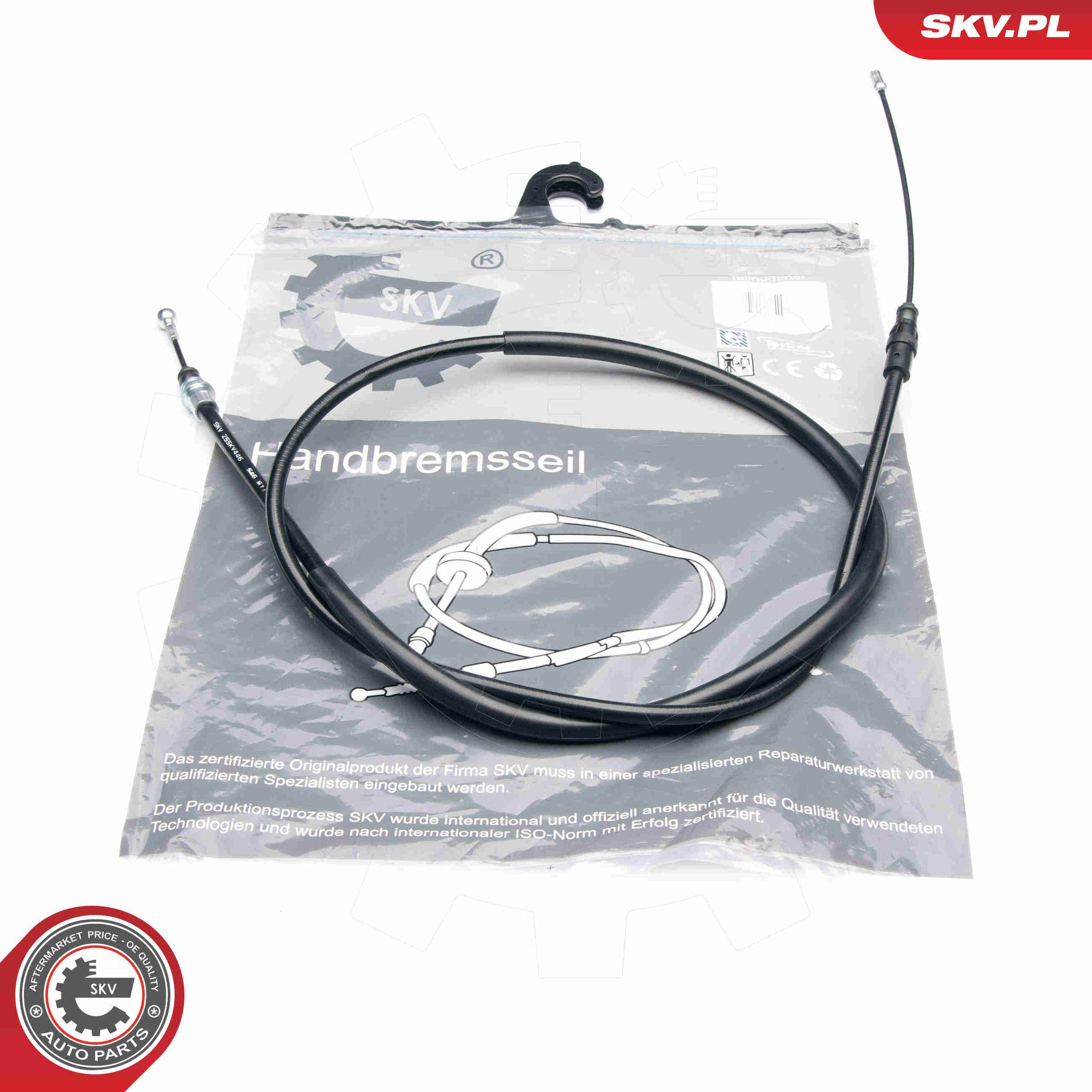 Cable, parking brake - 25SKV446 ESEN SKV