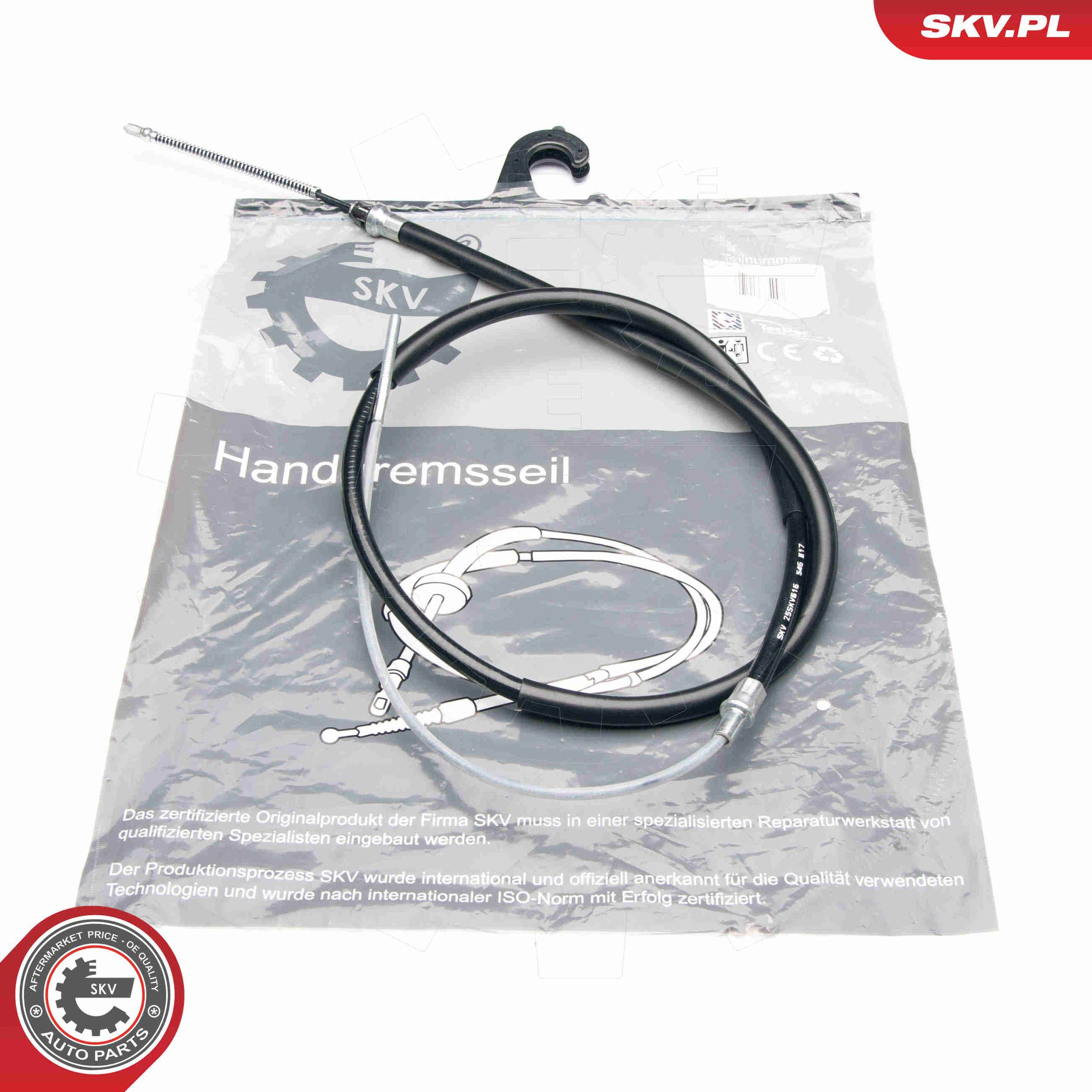 Cable, parking brake - 25SKV616 ESEN SKV