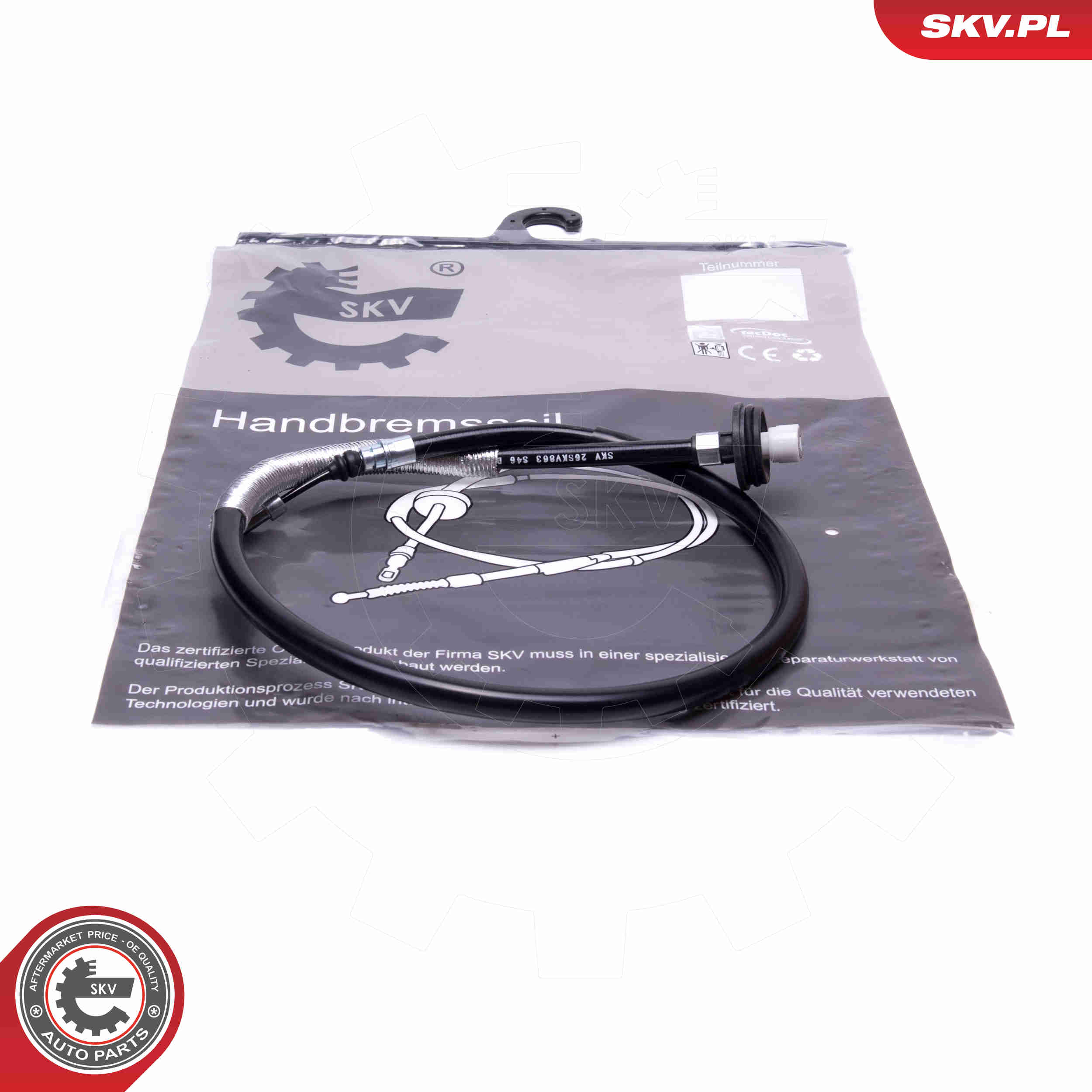 Cable, parking brake - 26SKV863 ESEN SKV