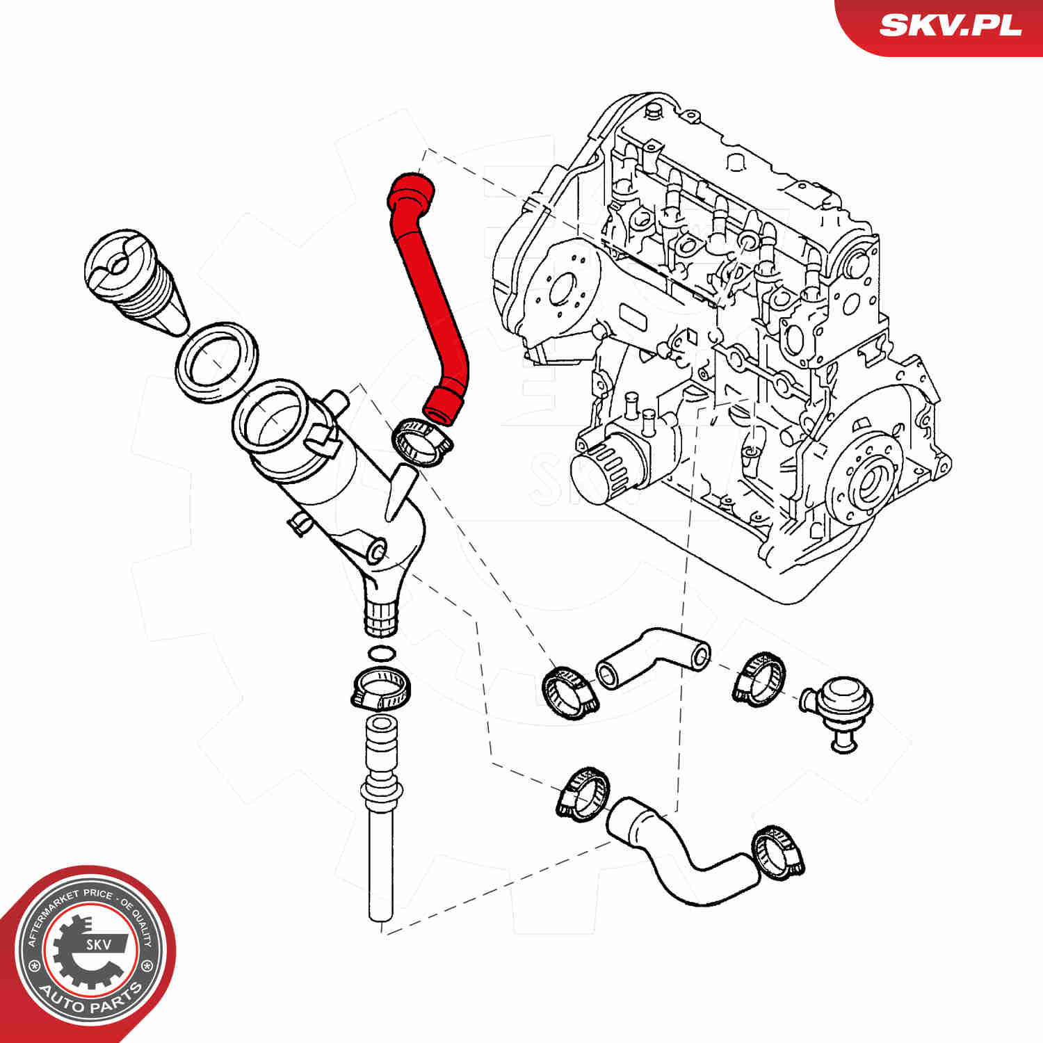 Oil Hose - 31SKV109 ESEN SKV