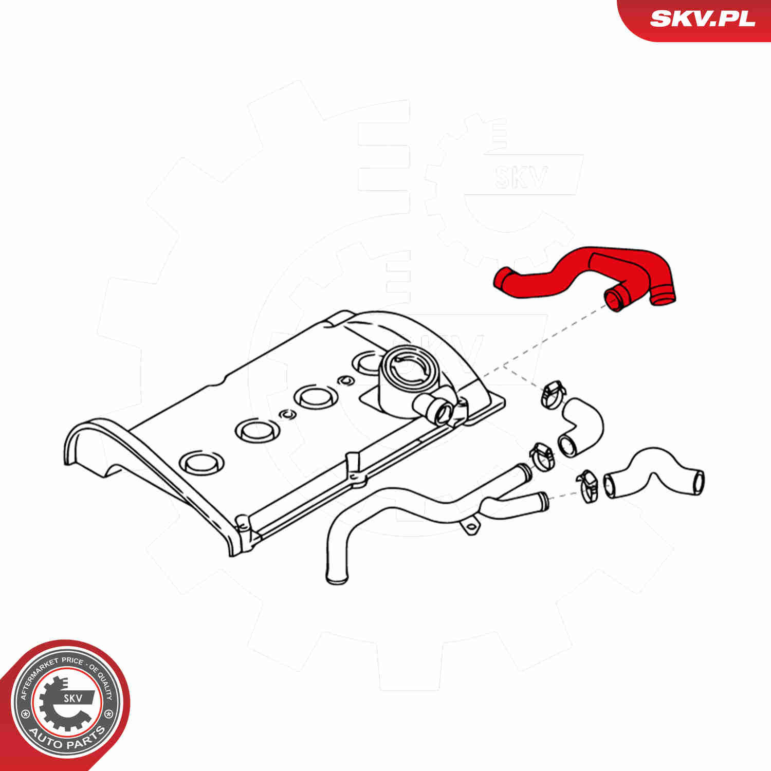 Hose, crankcase breather - 31SKV135 ESEN SKV