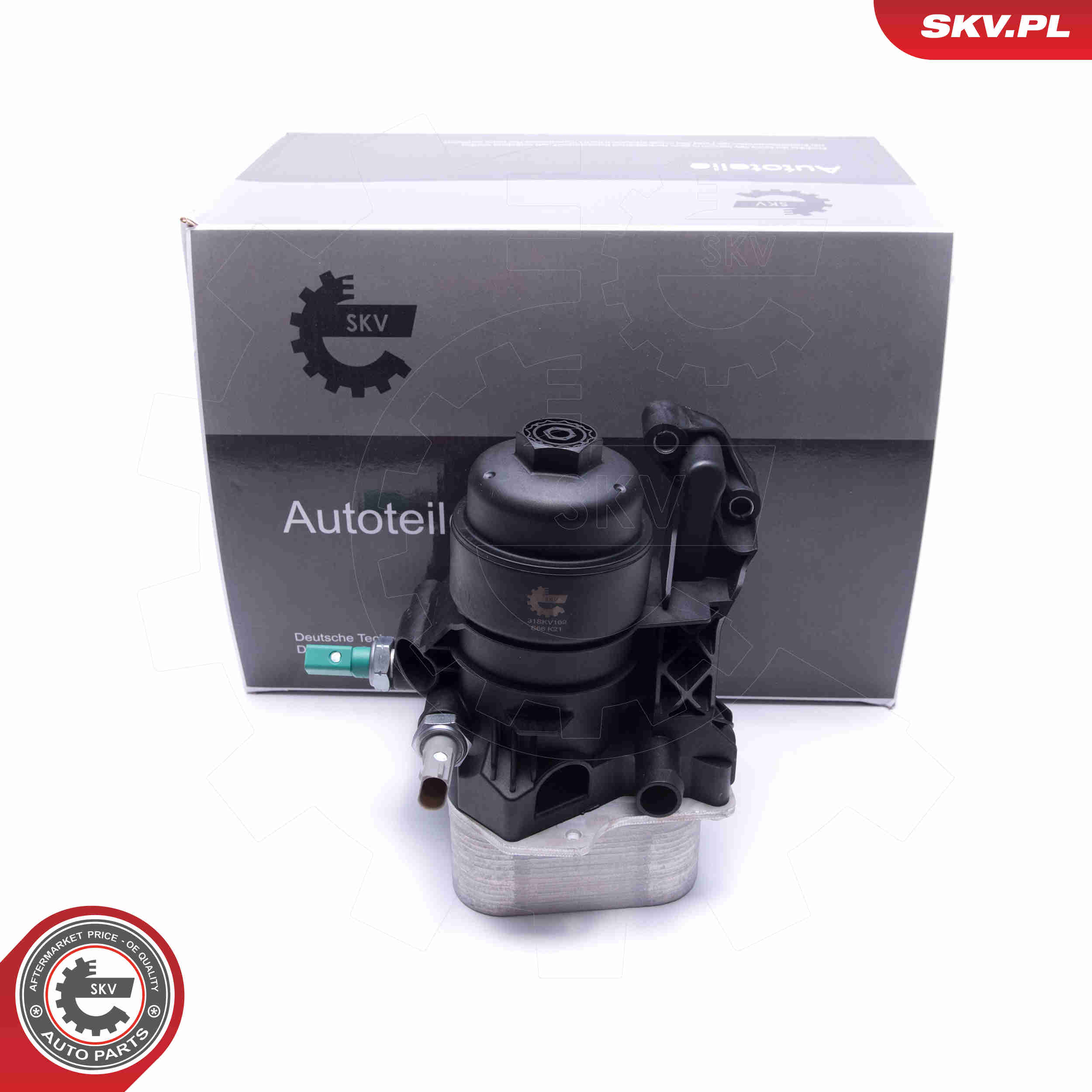 Oil Cooler, engine oil - 31SKV169 ESEN SKV