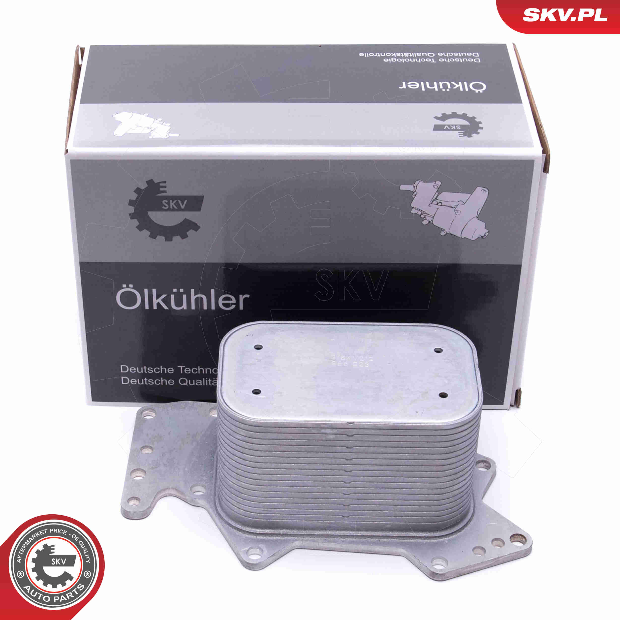 Oil Cooler, engine oil - 31SKV212 ESEN SKV