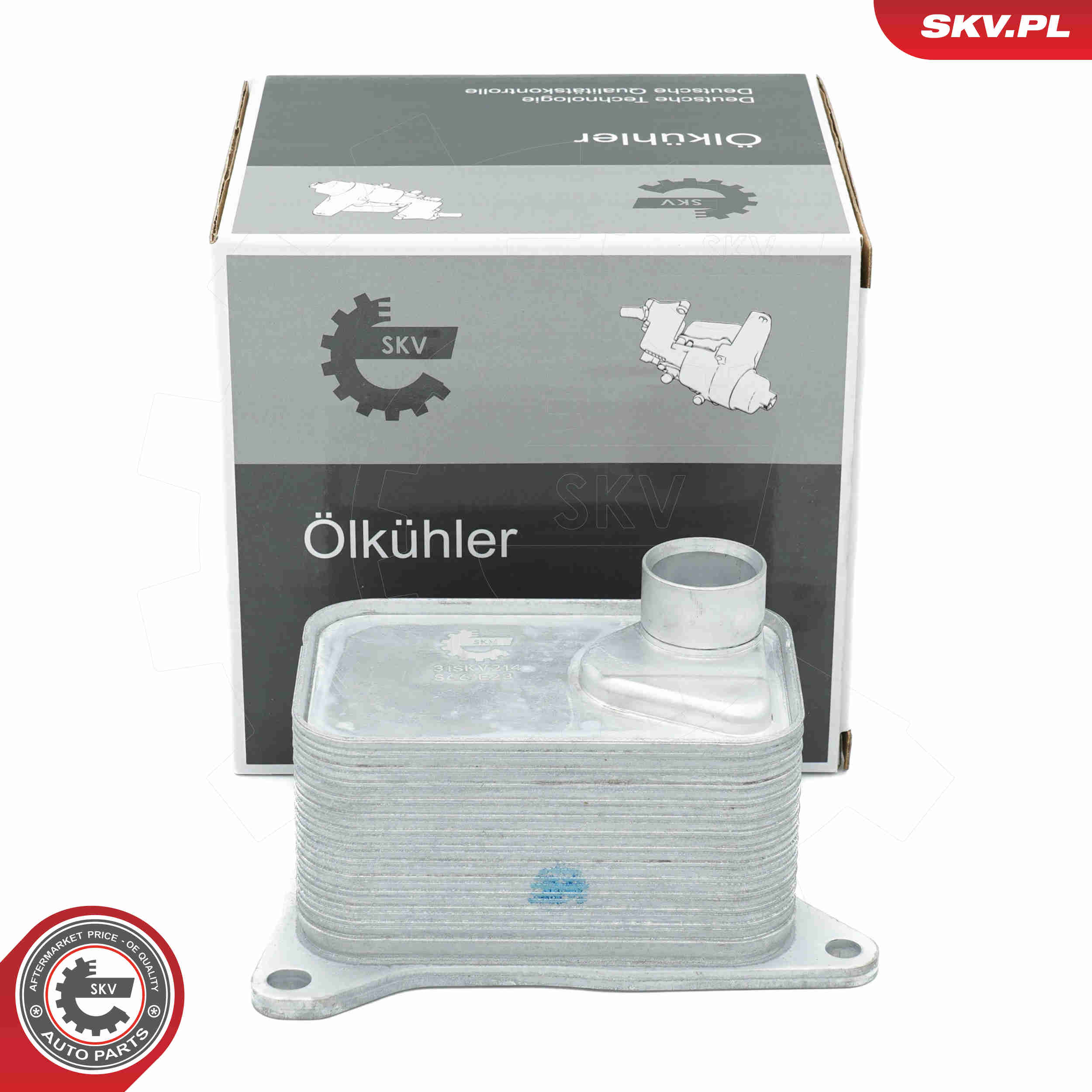 Oil Cooler, engine oil - 31SKV214 ESEN SKV