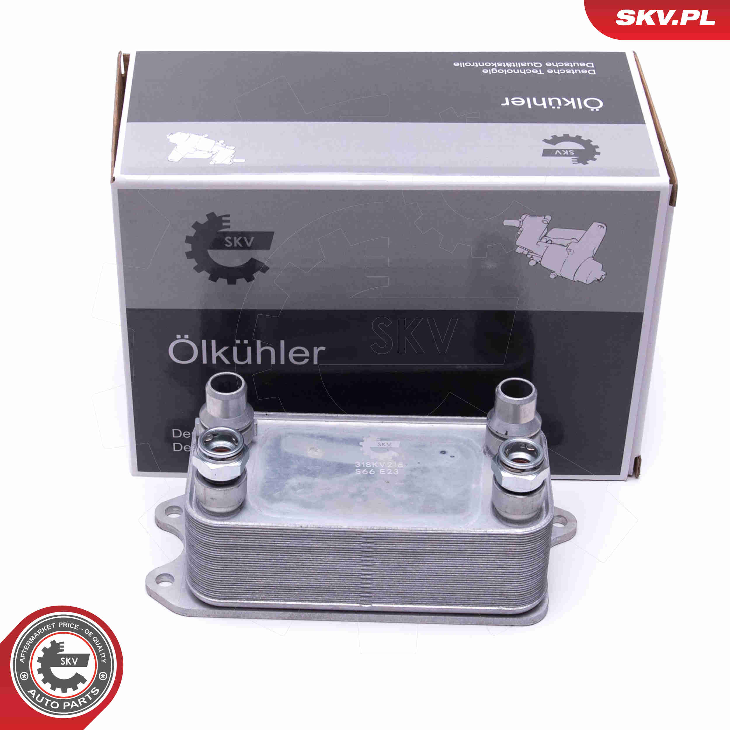 Oil Cooler, engine oil - 31SKV215 ESEN SKV
