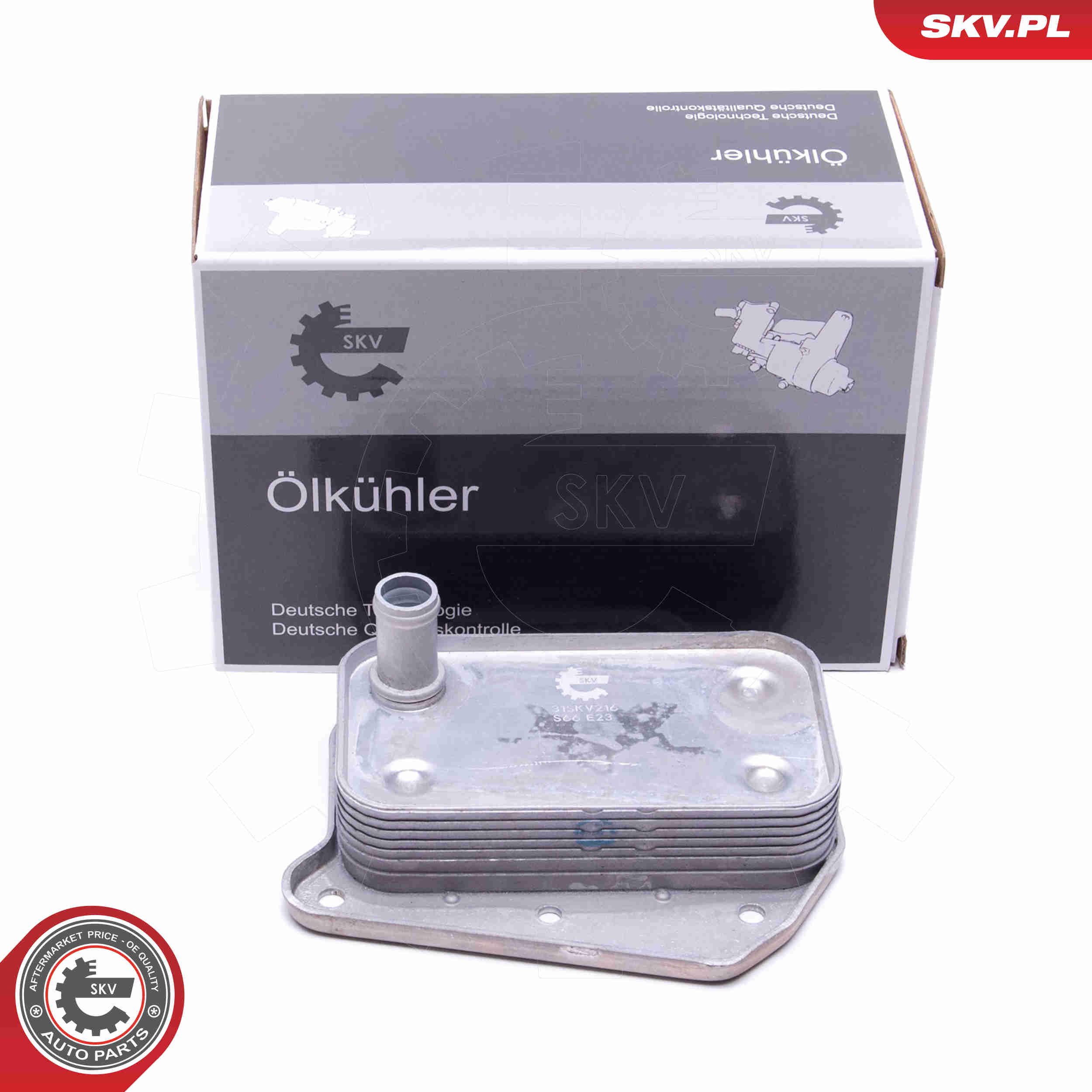 Oil Cooler, engine oil - 31SKV216 ESEN SKV