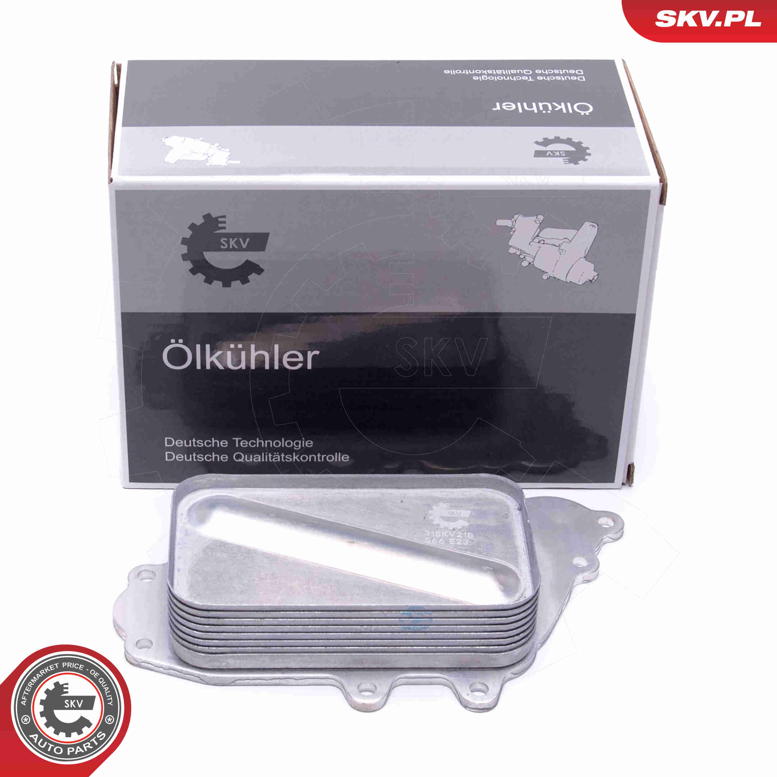 Oil Cooler, engine oil - 31SKV218 ESEN SKV