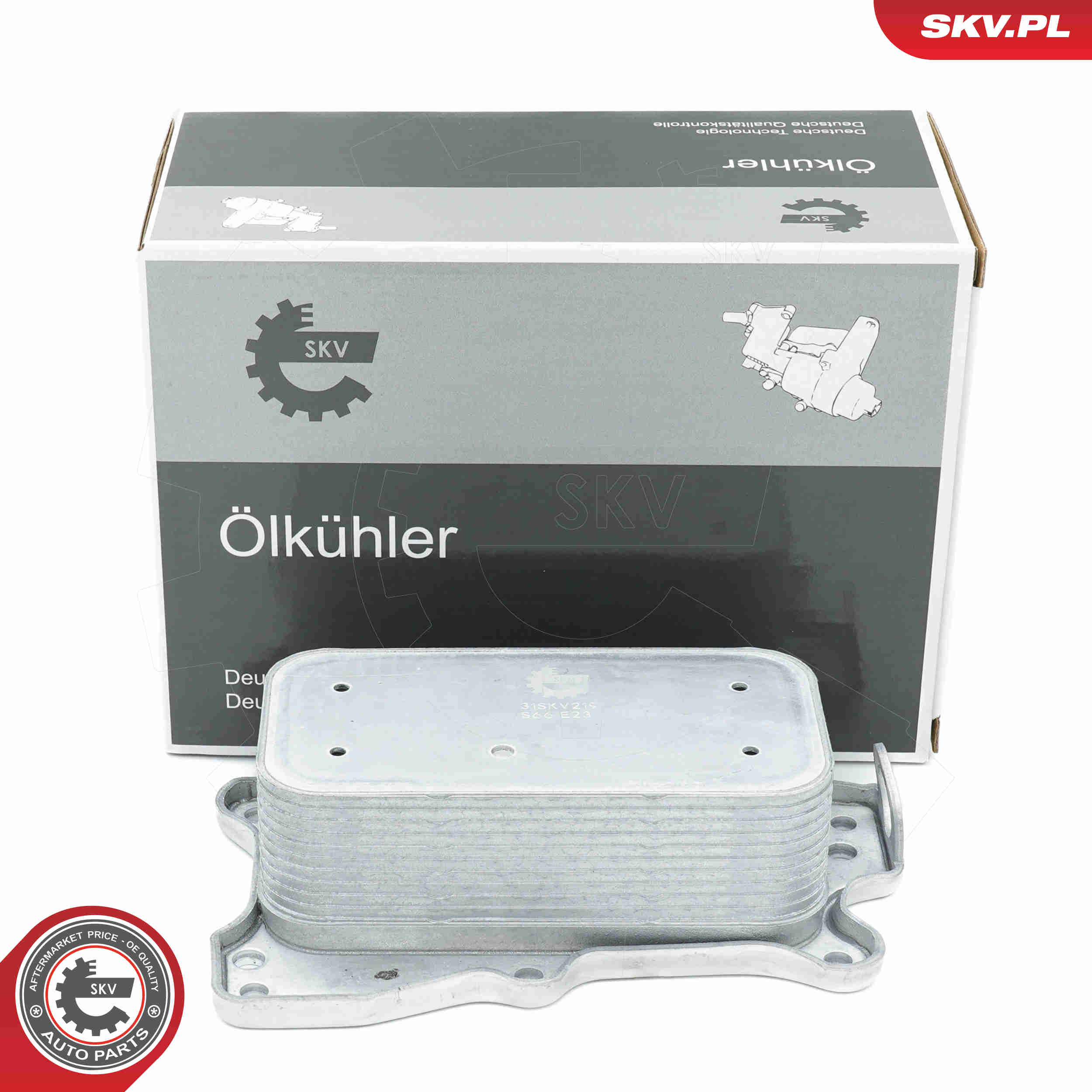 Oil Cooler, engine oil - 31SKV219 ESEN SKV