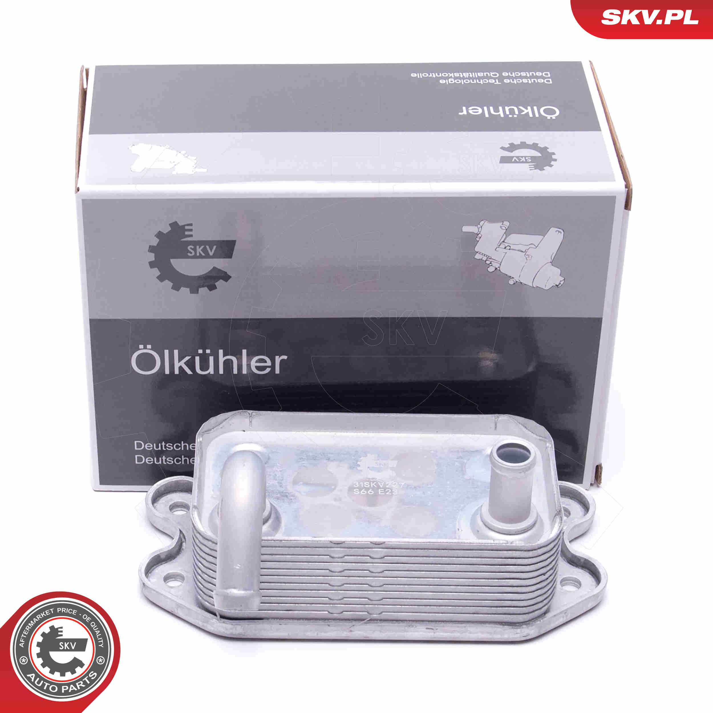 Oil Cooler, engine oil - 31SKV227 ESEN SKV