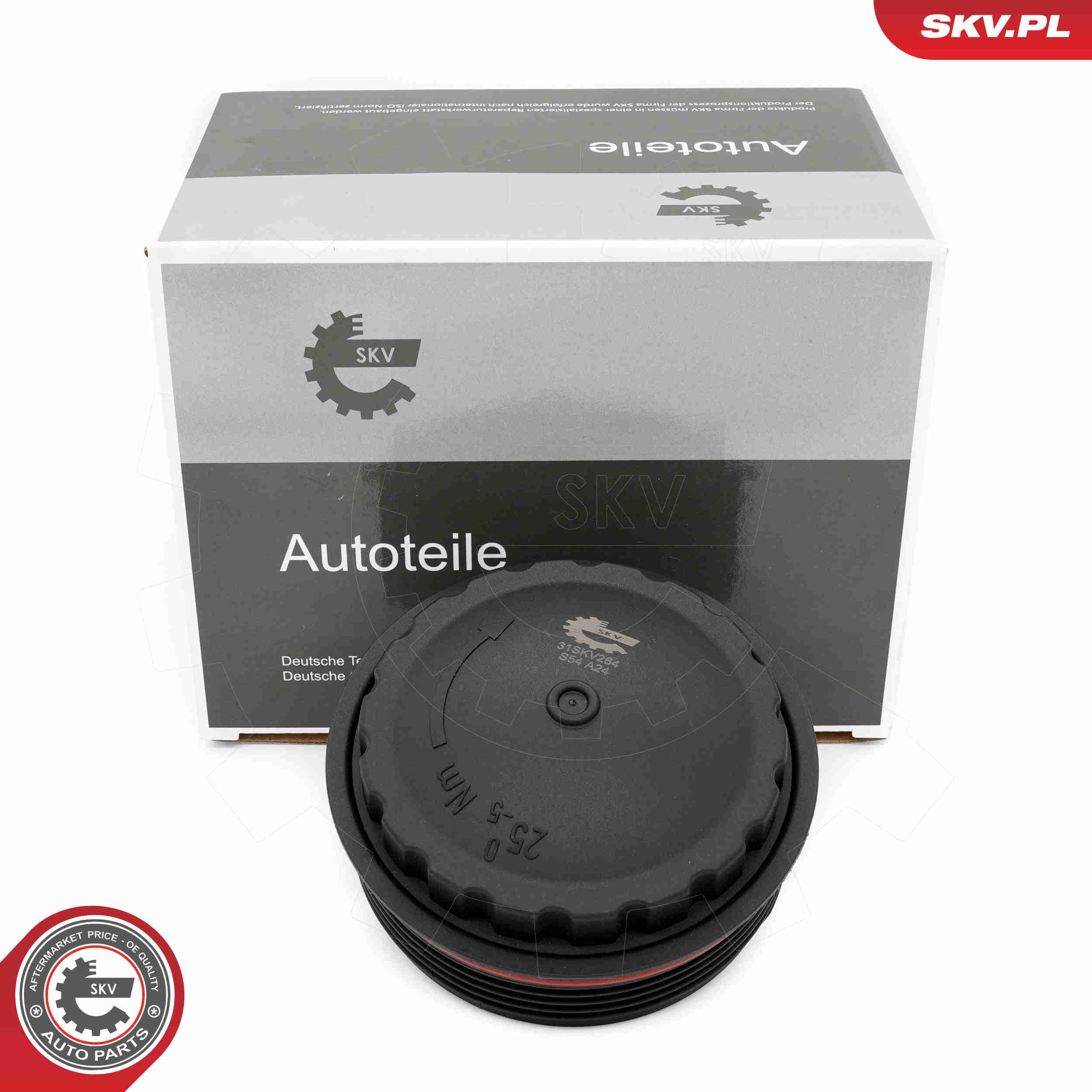 Cap, oil filter housing - 31SKV264 ESEN SKV